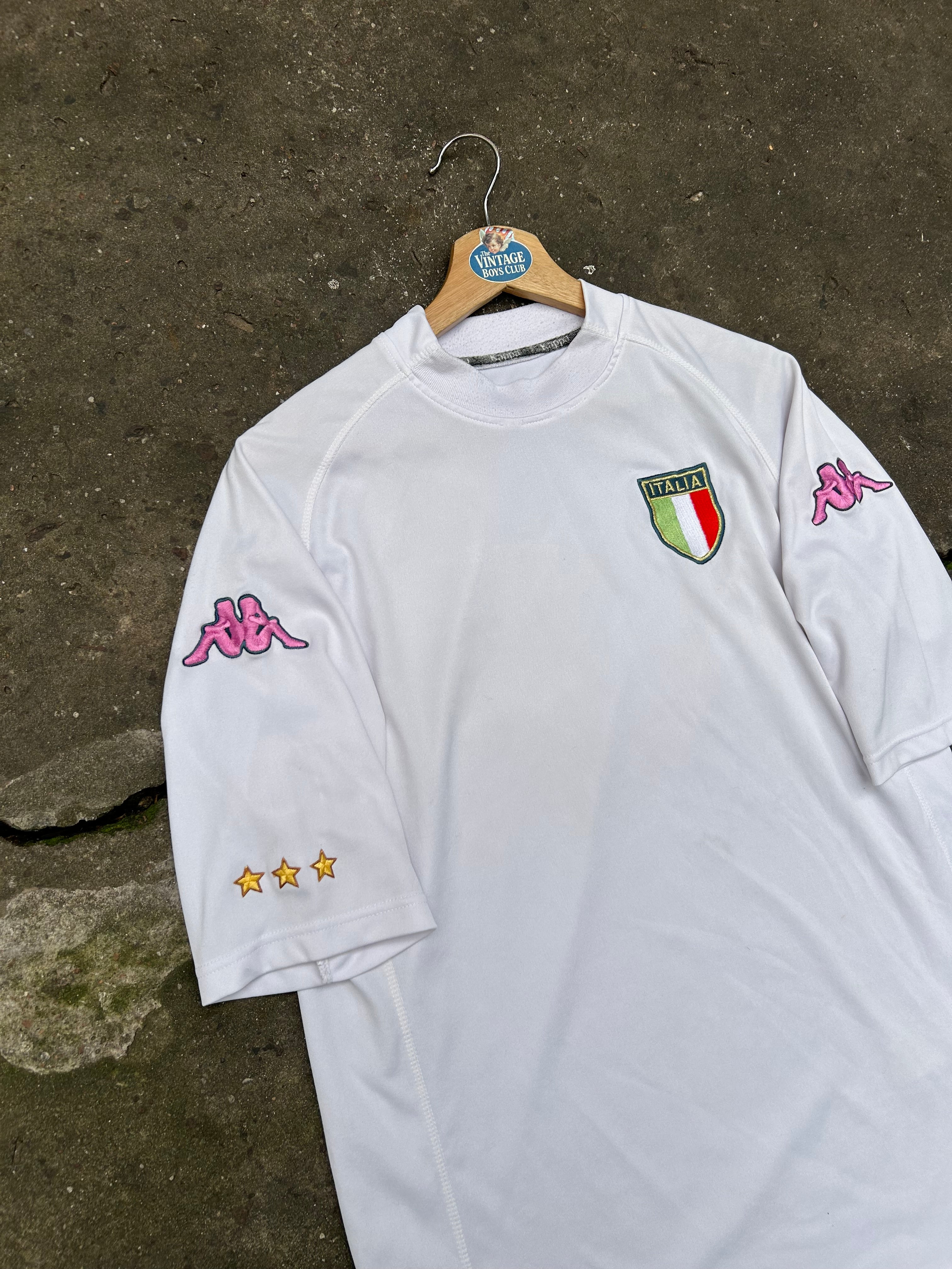Camiseta Italia 2002 Suplente Kappa Original
