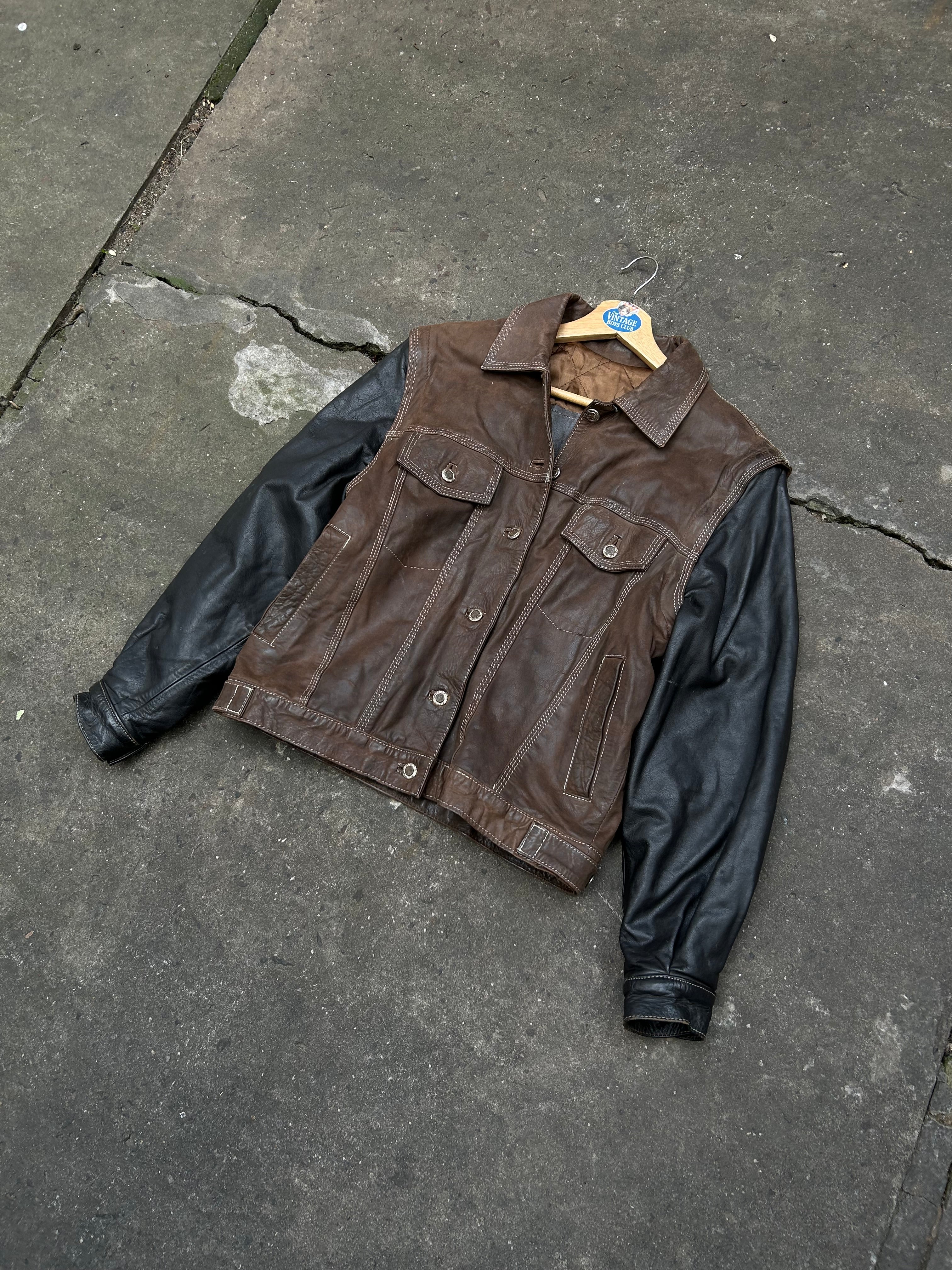 Campera Cuero Vintage Original