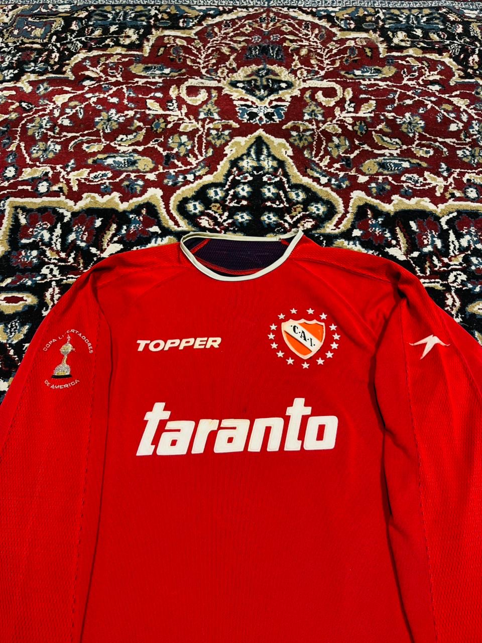 Camiseta Independiente 2003 Libertadores de Juego de Castillo