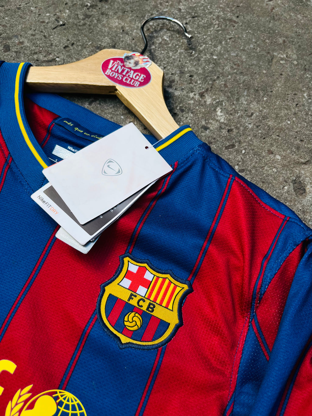 Camiseta Barcelona 2010 Manga Larga Original Nueva con Etiqueta