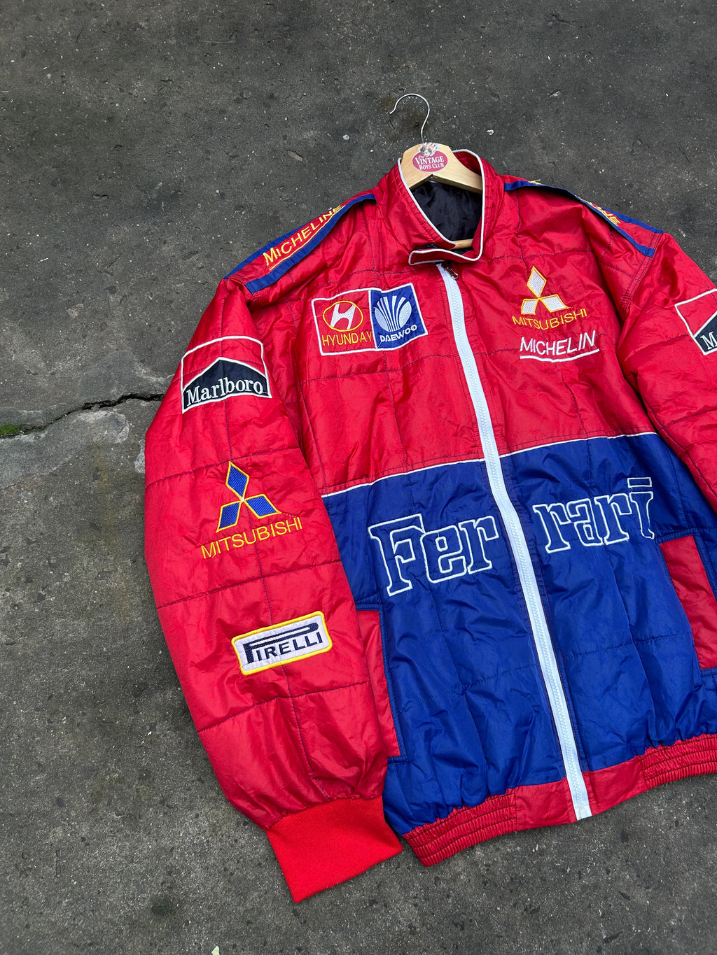 Campera Ferrari de Carrera Vintage 90s