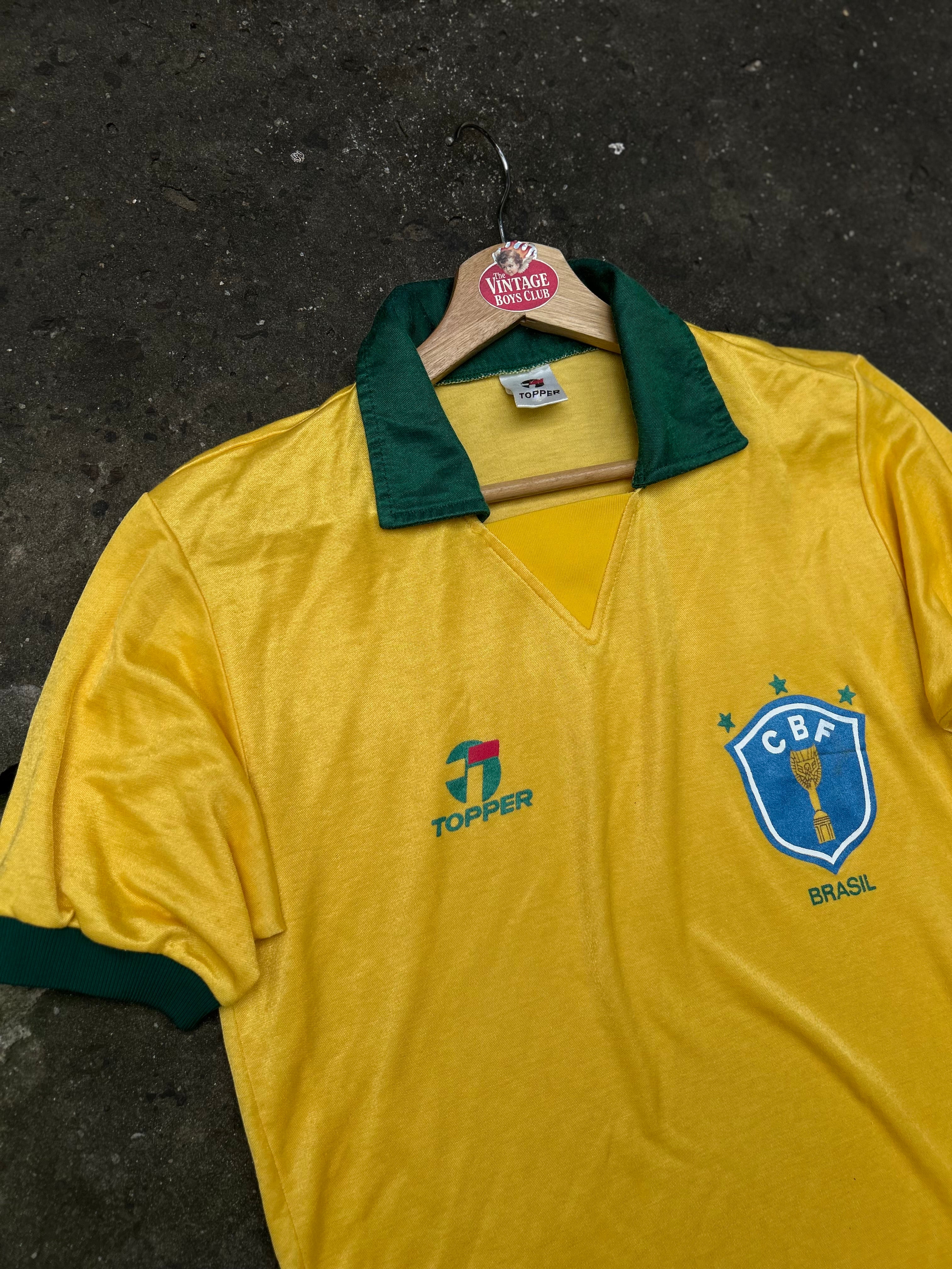Camiseta Brasil 1990 Topper Titular Original
