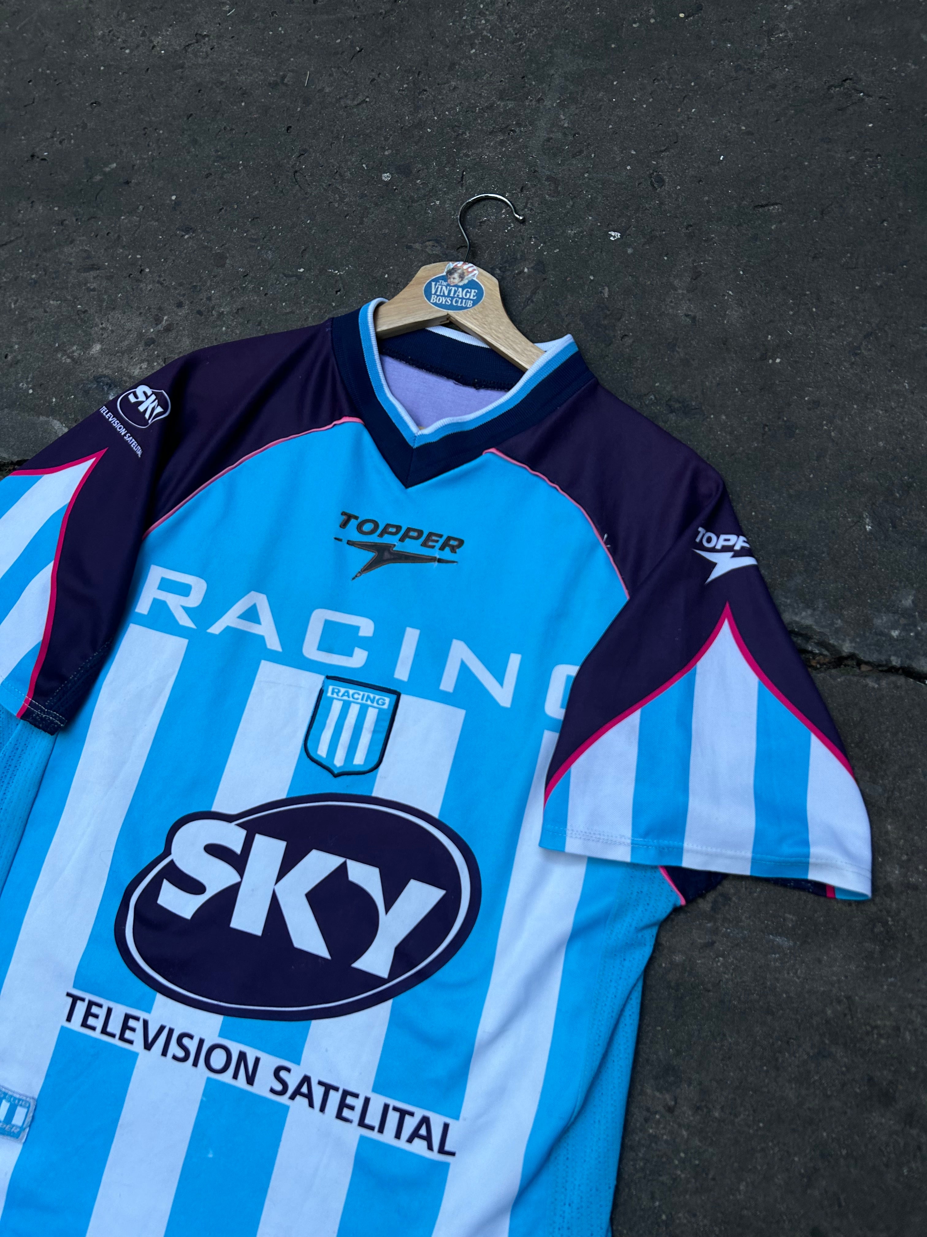 Camiseta Racing 2001 Topper Titular Original