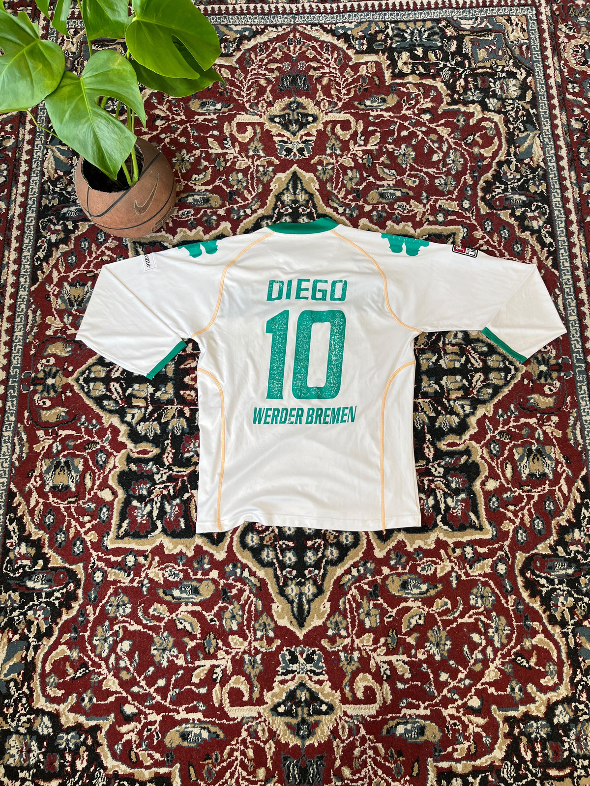 Camiseta Werden Bremen de Diego usada en Partido