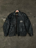 Campera Cuero Estilo Alpha Vintage 90s Original