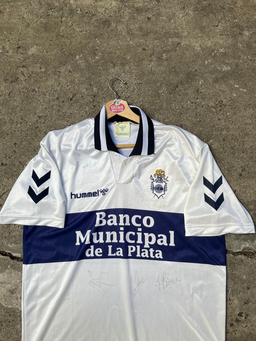 Camiseta Gimnasia 95' Autografiada Original