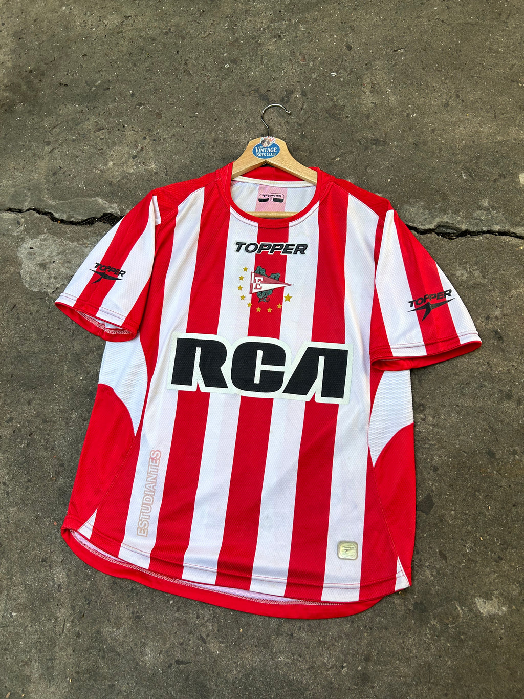 Camiseta Estudiantes 2008 Topper RCA Titular Original