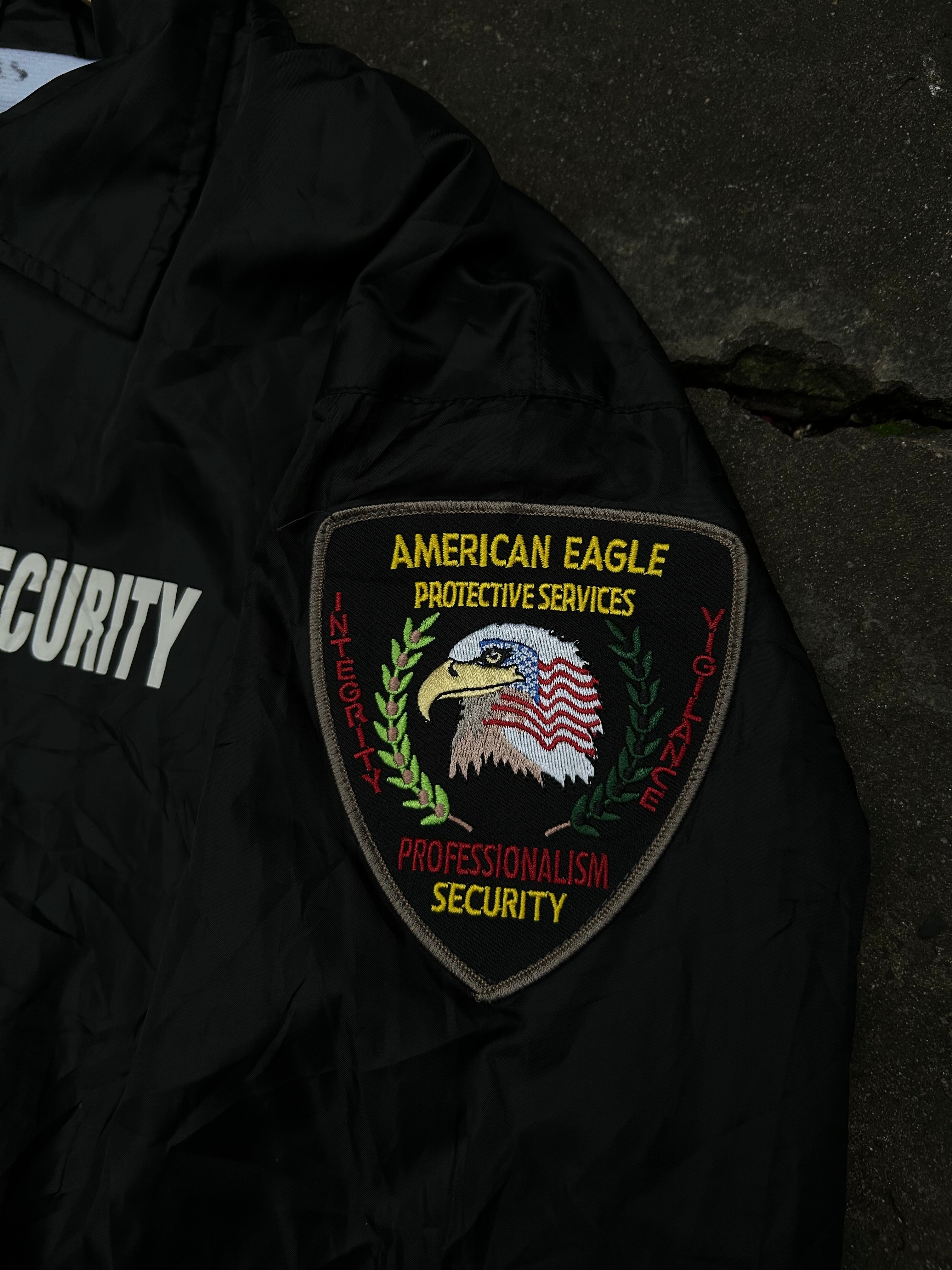 Campera Seguridad de Estados Unidos Rompeviento Original