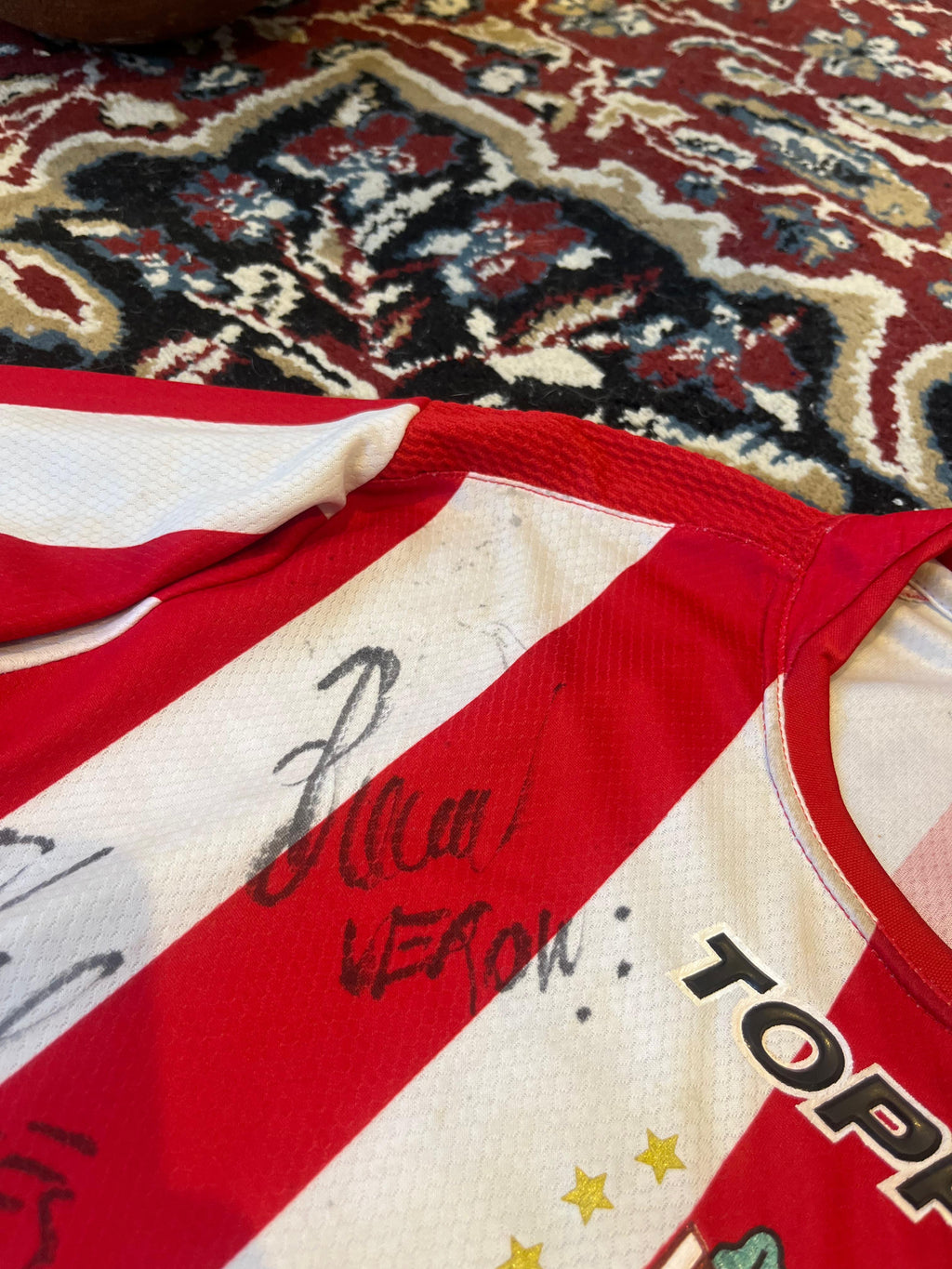 Camiseta Estudiantes 2007 De Juego del Principito Sosa Autografiada
