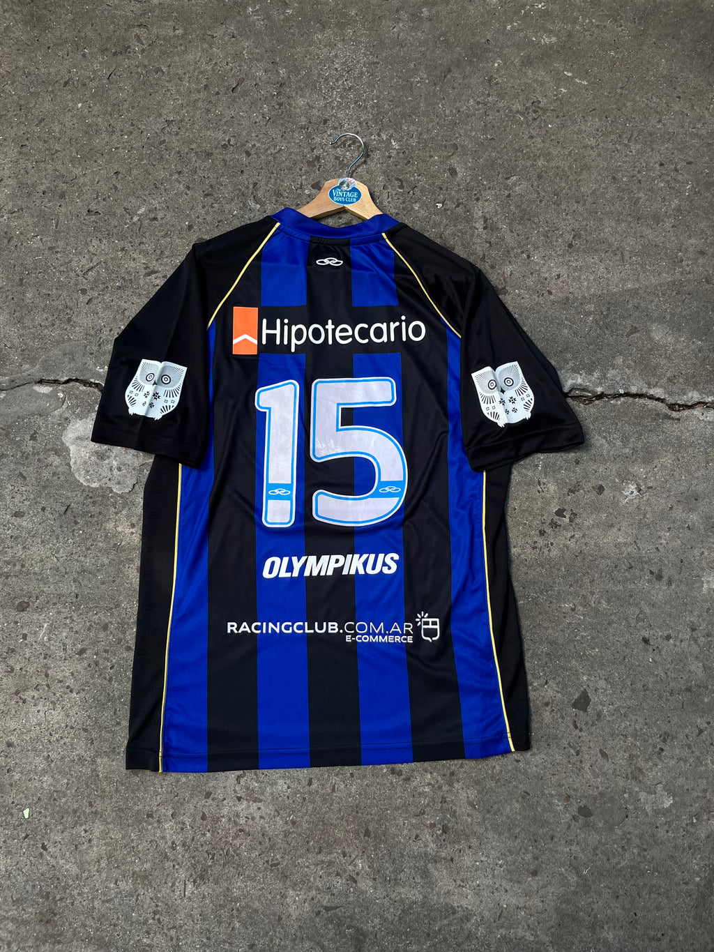 Camiseta Racing 2012 Olympikus de Zuculini de Utileria