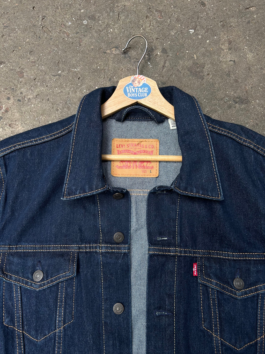 Campera de Jean Levi's Azul Original