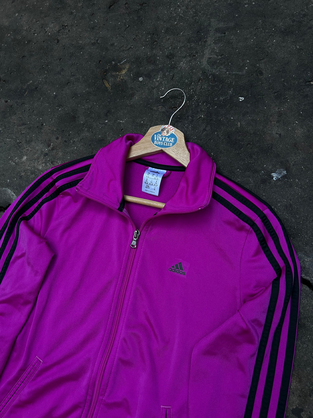 Campera Adidas Retro Violeta Original