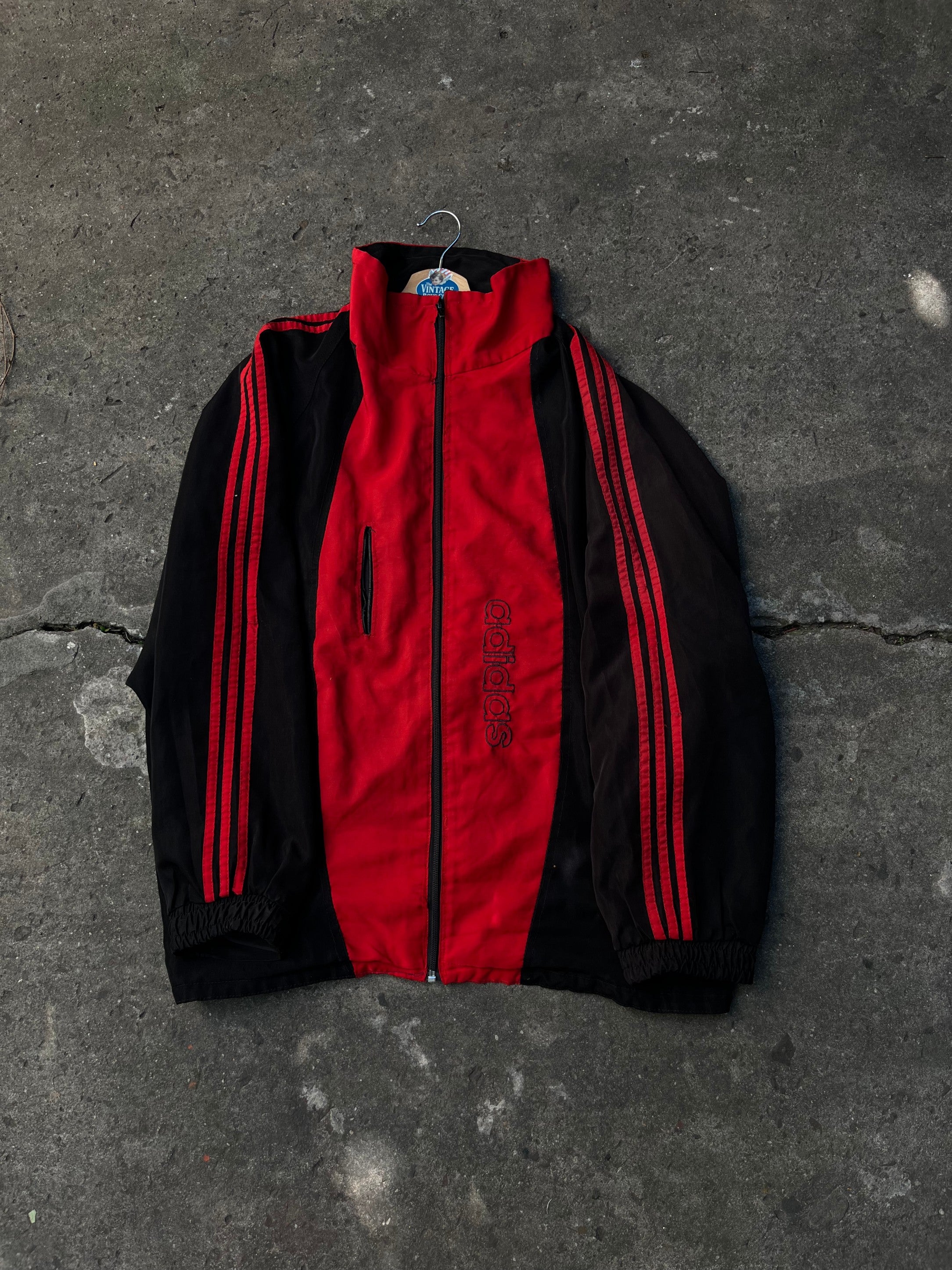 Campera Adidas Vintage Rompeviento Big Logo