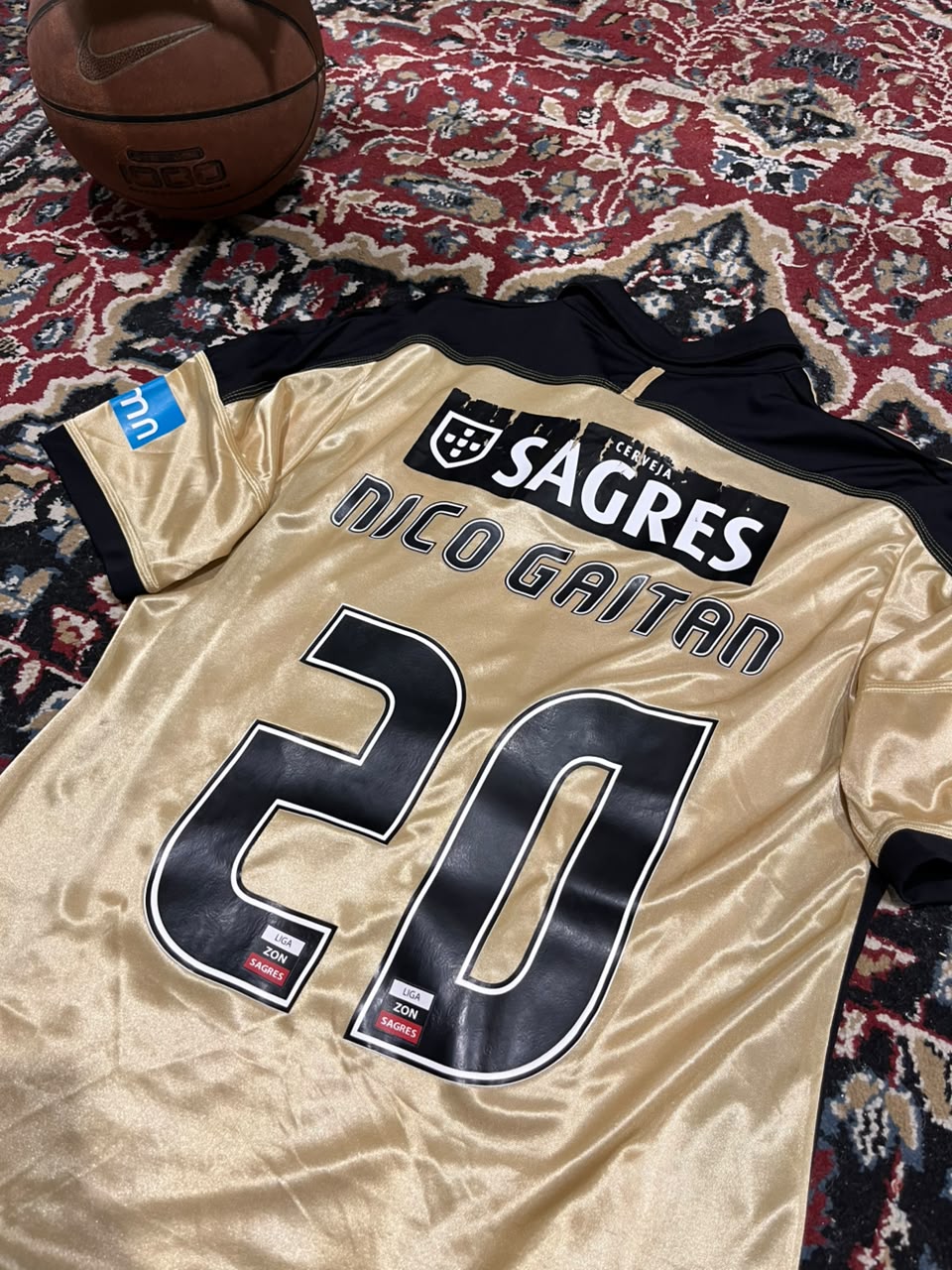 Camiseta Benfica 2010 Suplente Nico Gaitán Original