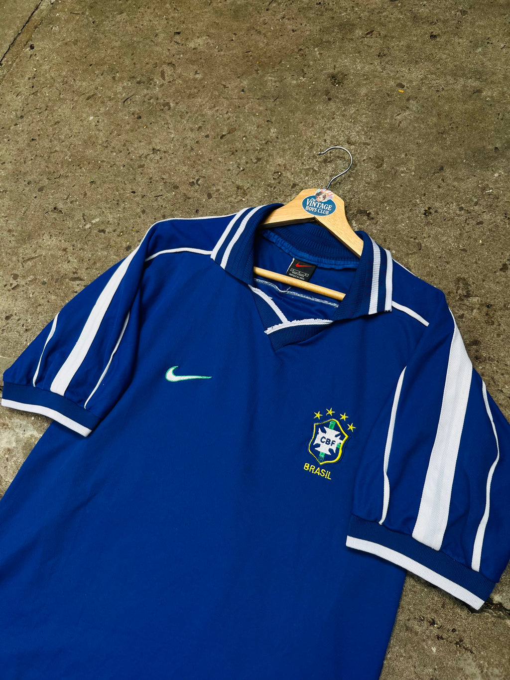 Camiseta Brasil 98' Suplente Retro