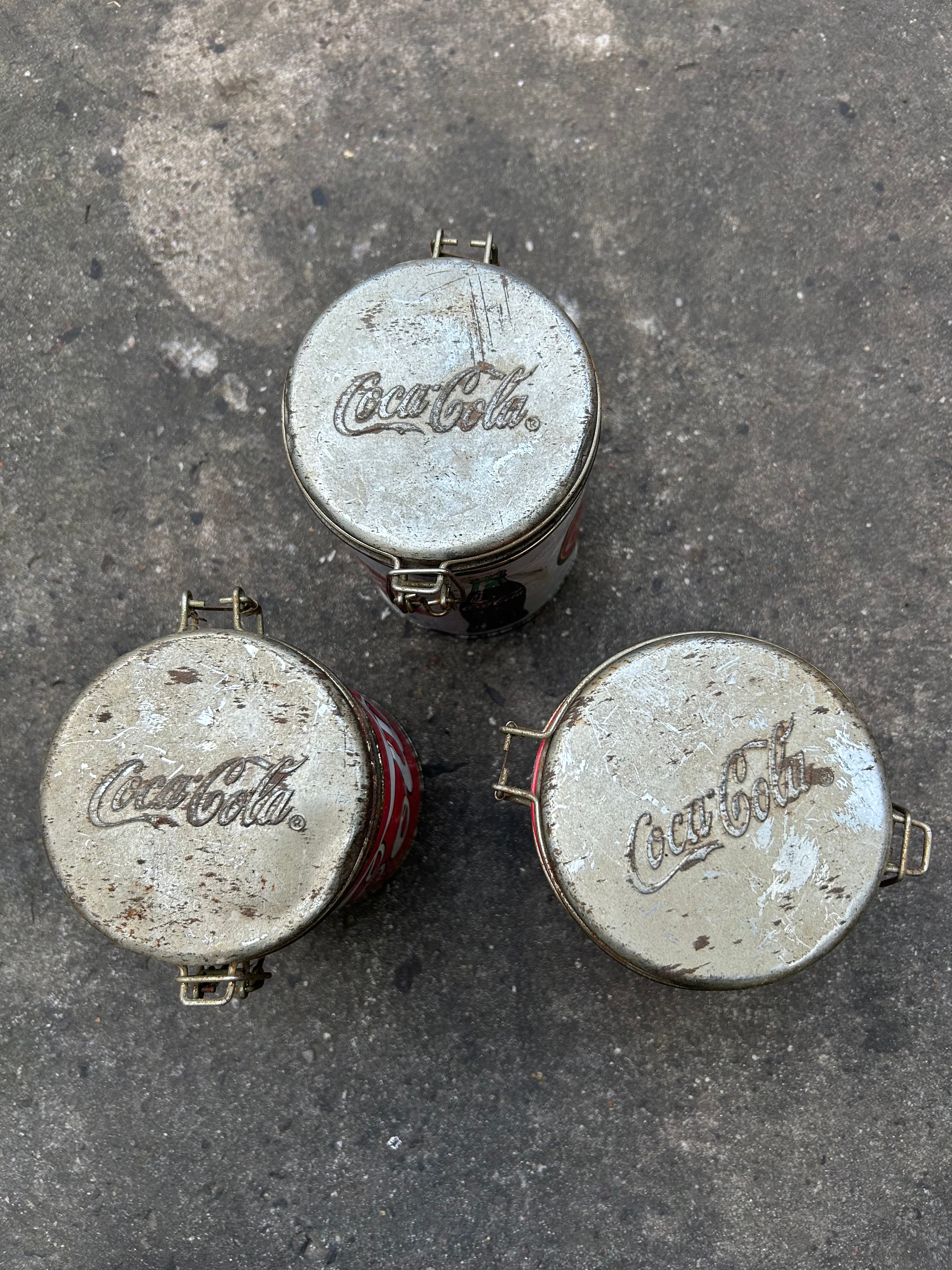 Latas de Coca-Cola Vintage Originales