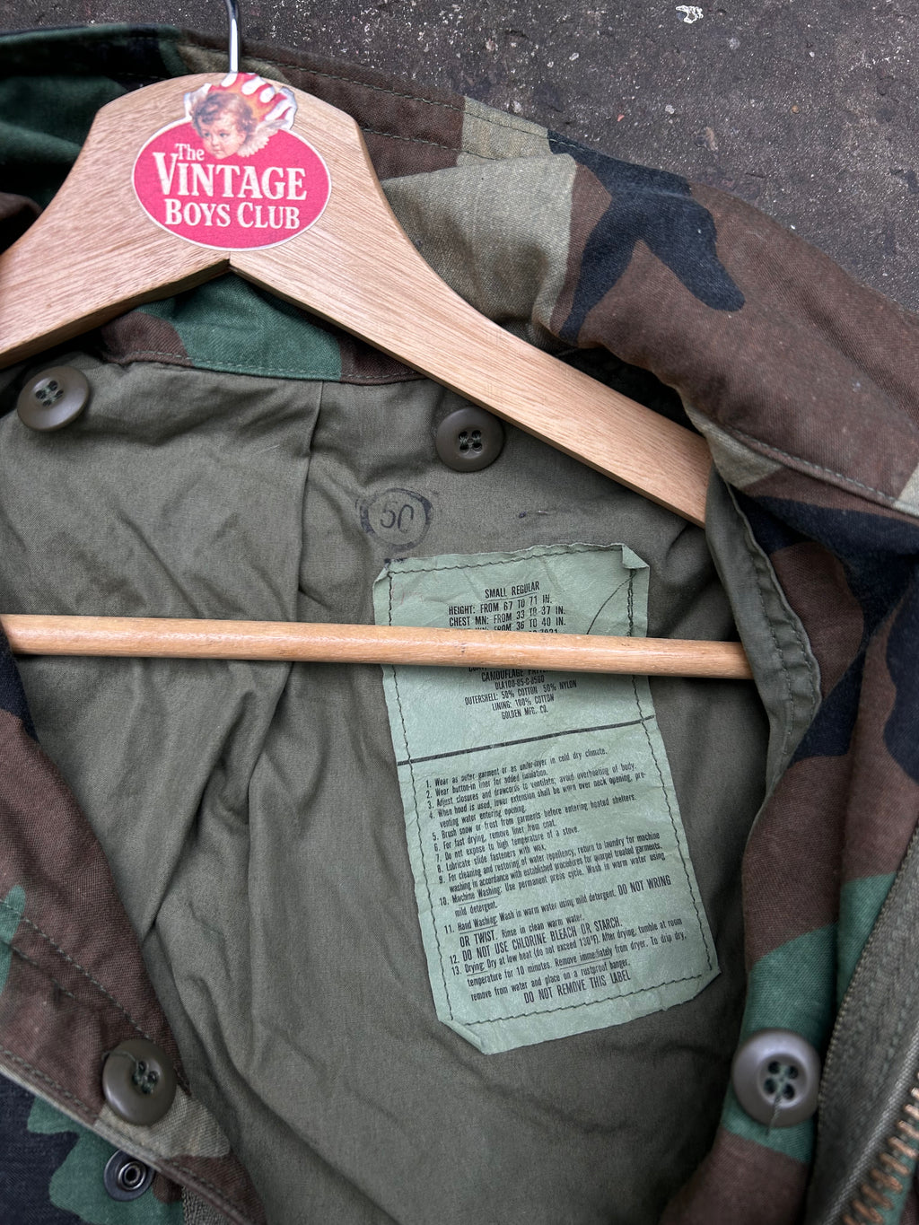 Campera M-65 del Ejercicio Militar USA 1982 Original