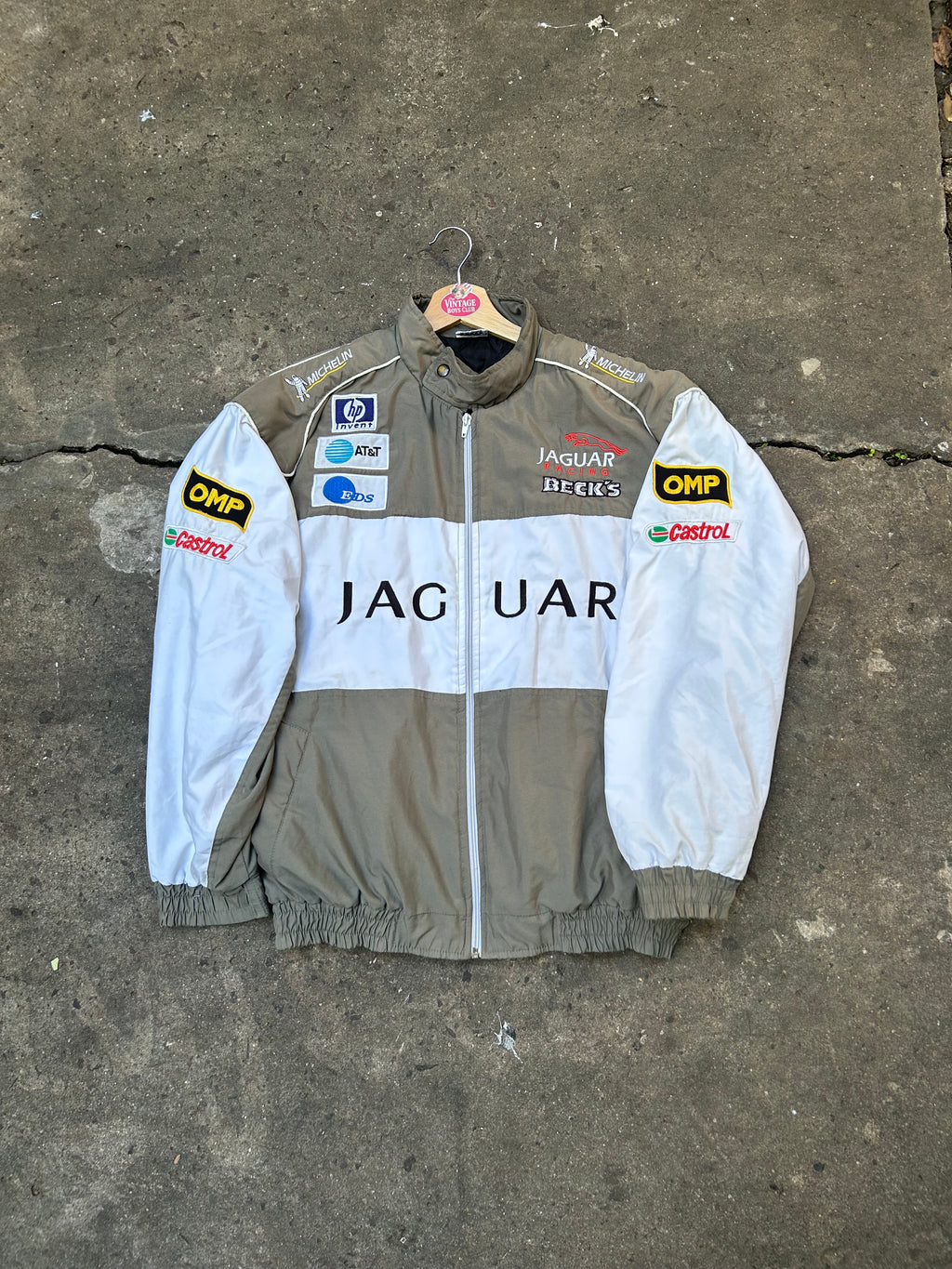 Campera Jaguar Racing Vintage