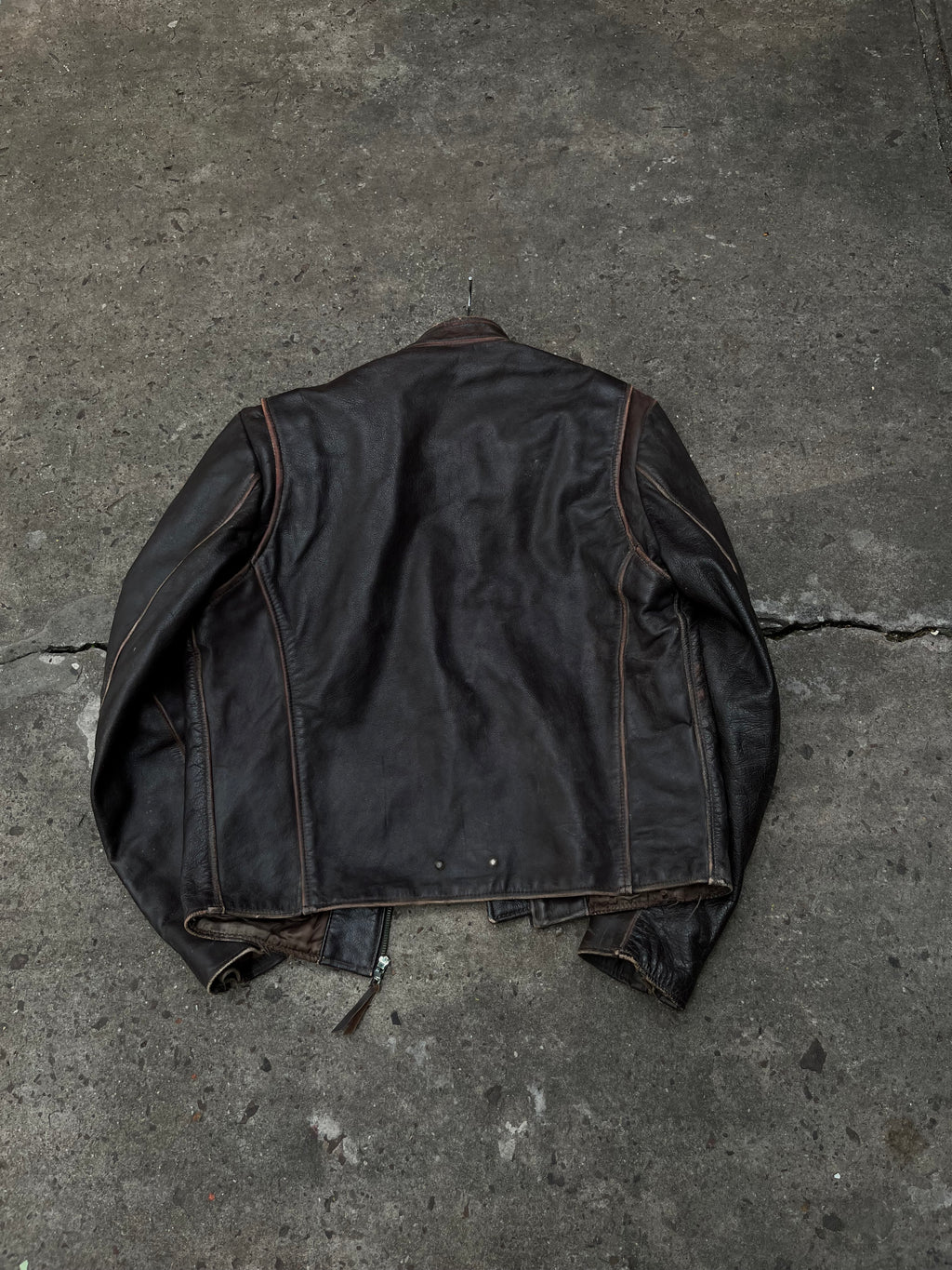 Campera Cuero Oil Vintage Original