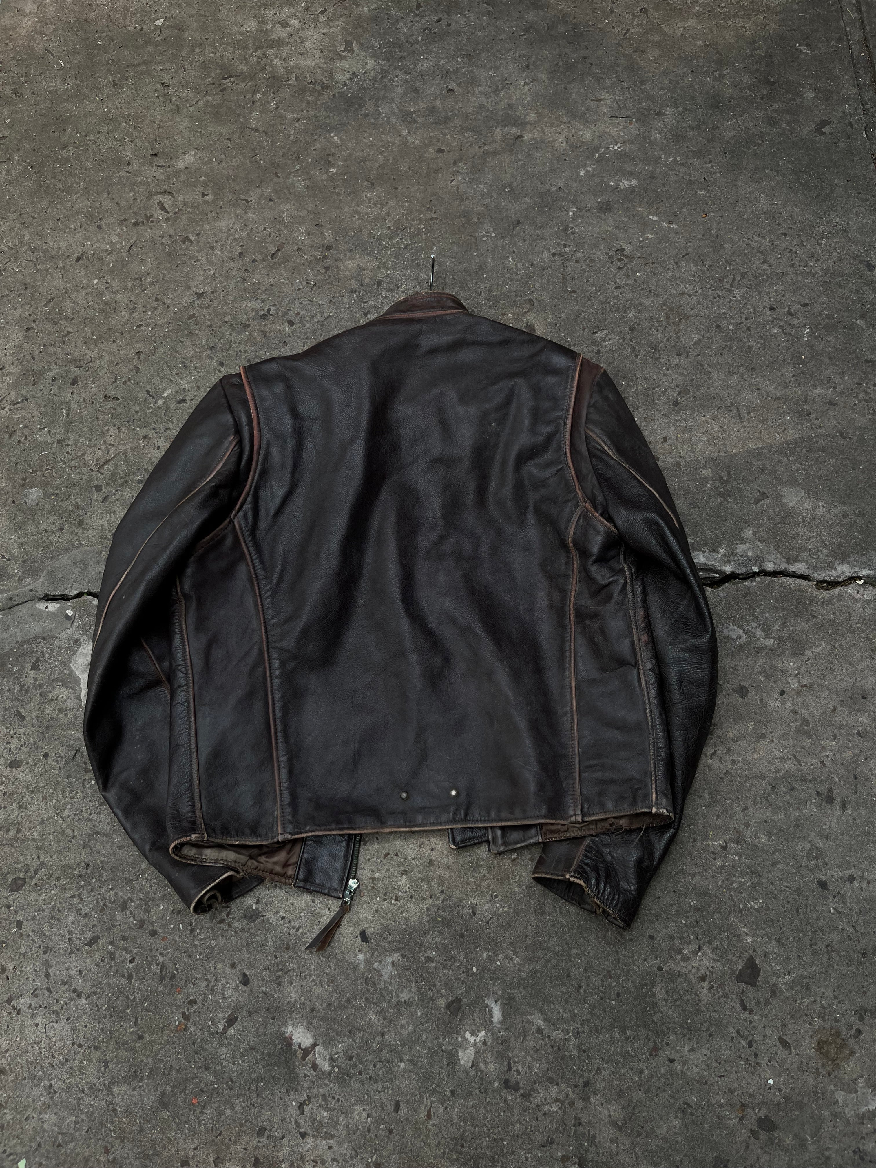 Campera Cuero Oil Vintage Original