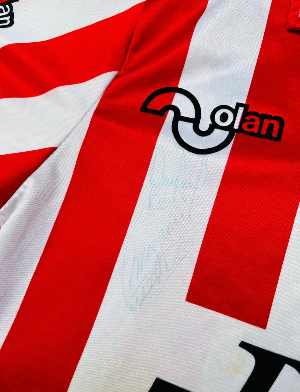Camiseta Estudiantes Olan 96' Autografiada Original