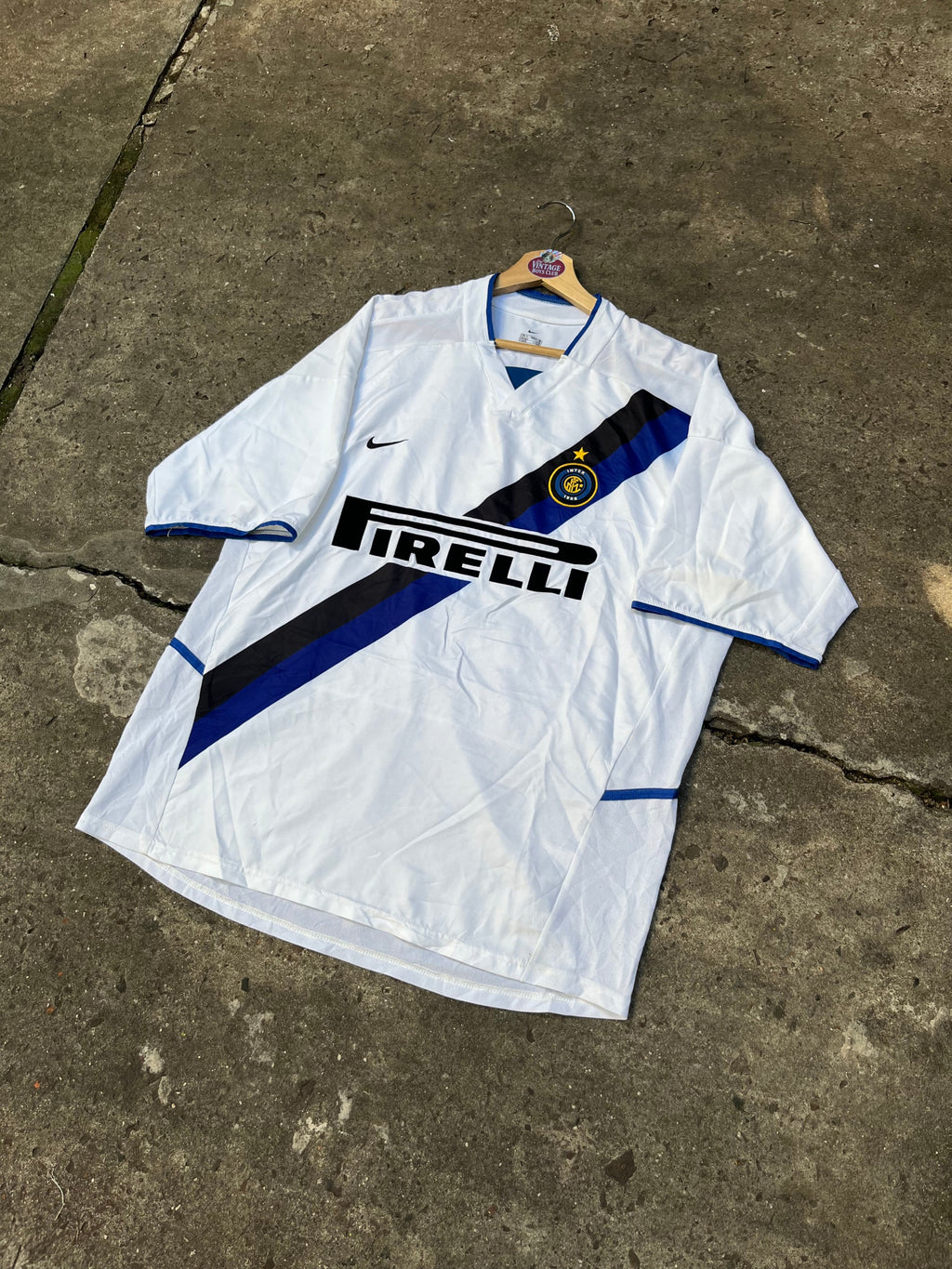 Camiseta Inter 2002 Suplente de Vieri Original