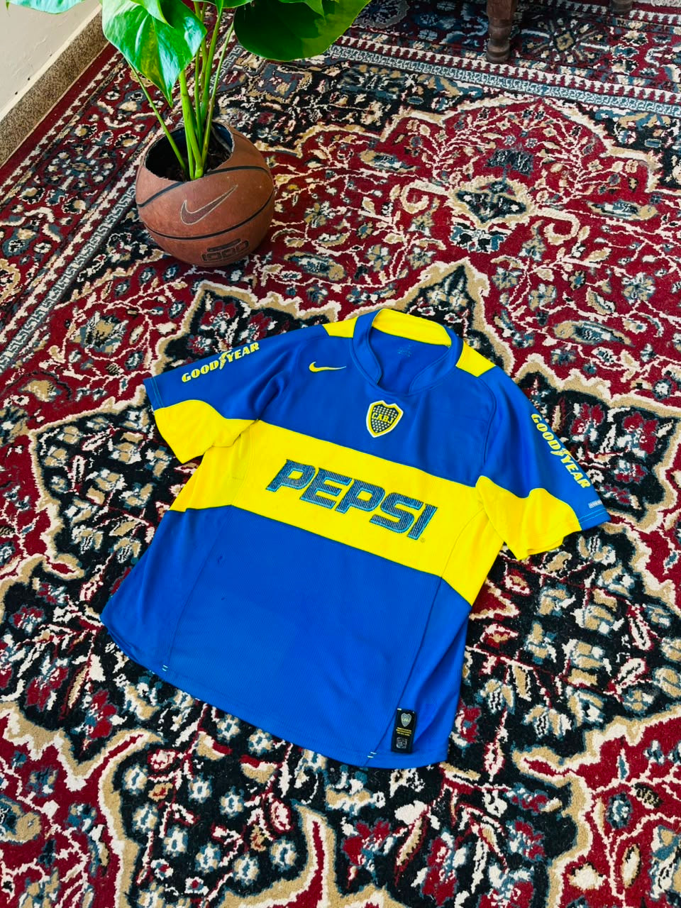 Camiseta Boca 2004 Versión Jugador Original