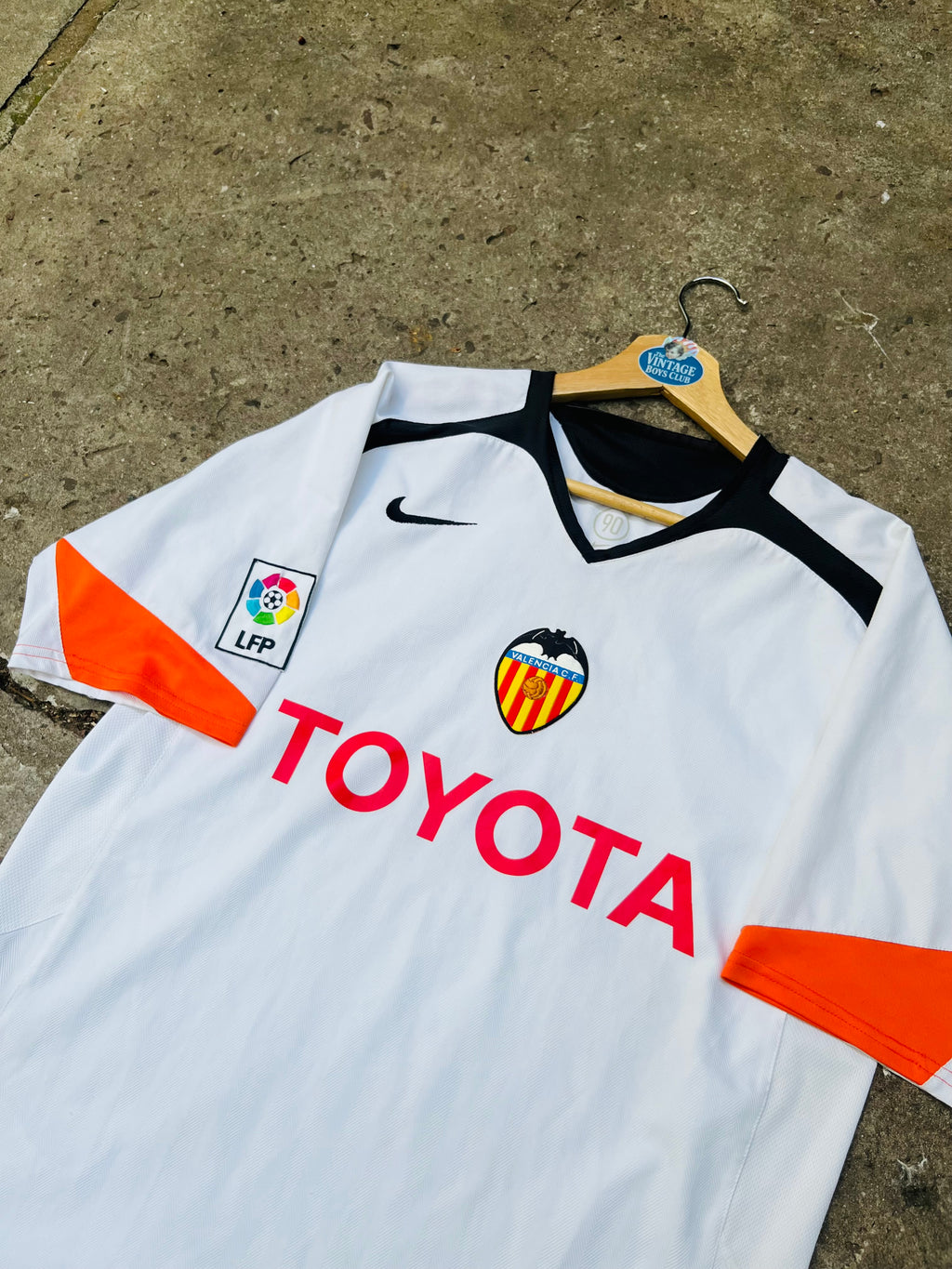 Camiseta Velencia Total 90 2005 Nike Original