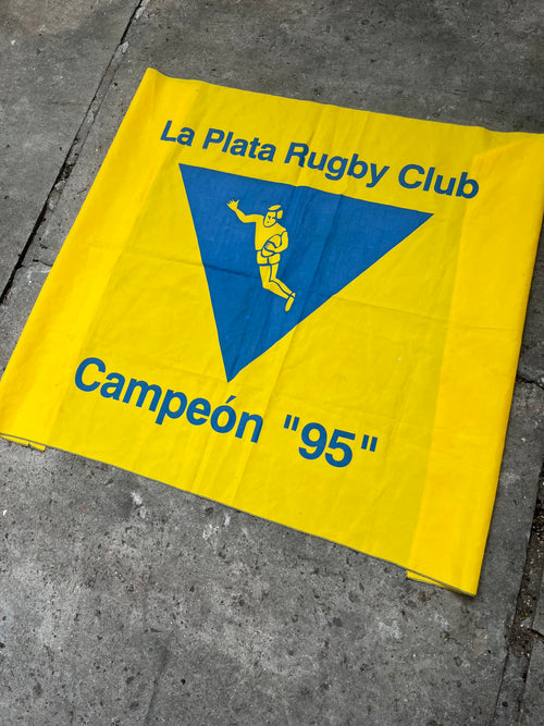 Bandera La Plata Rugby Campeon 1995