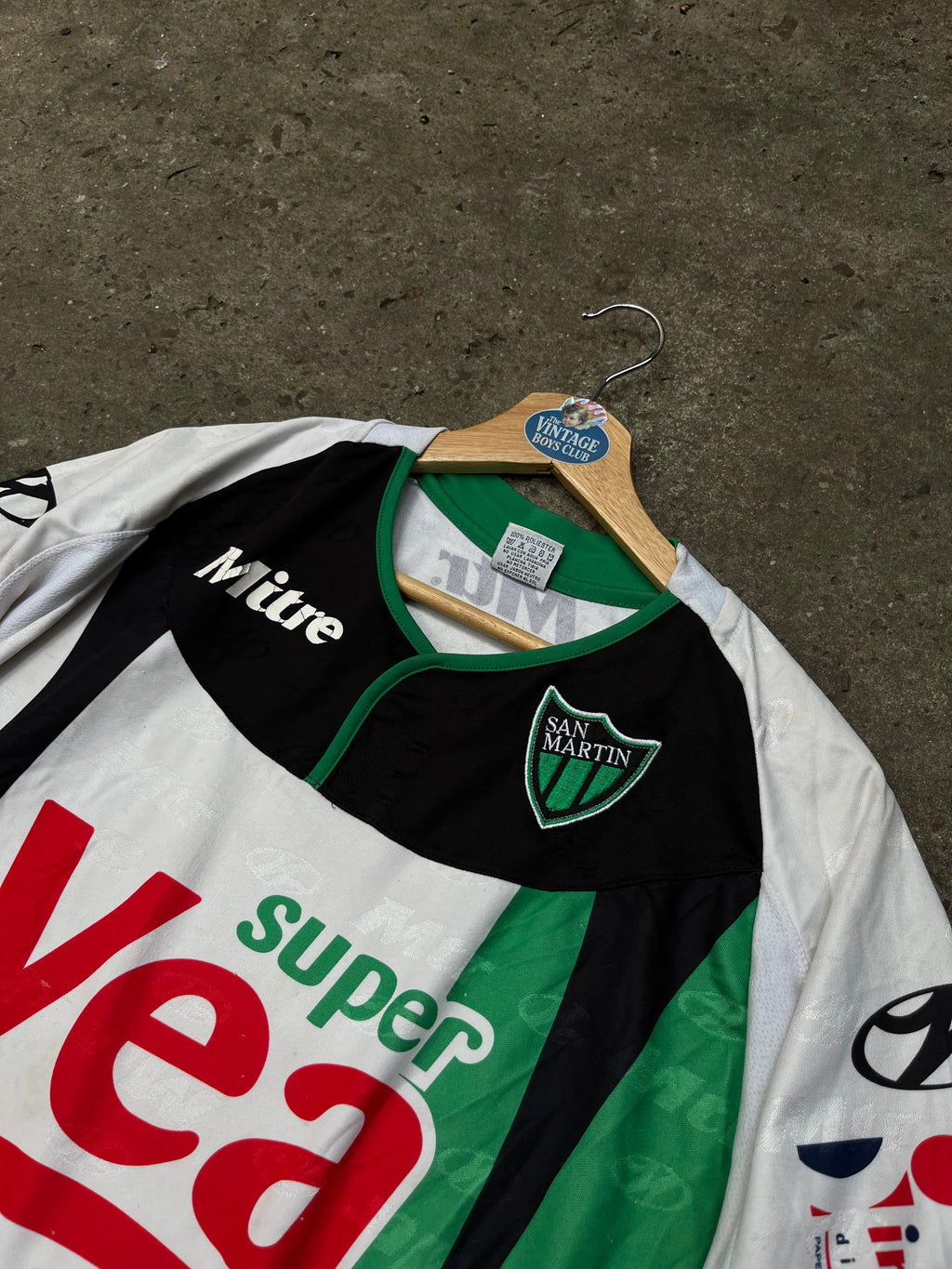 Camiseta San Martín San Juan 2007 Mitre Suplente Original