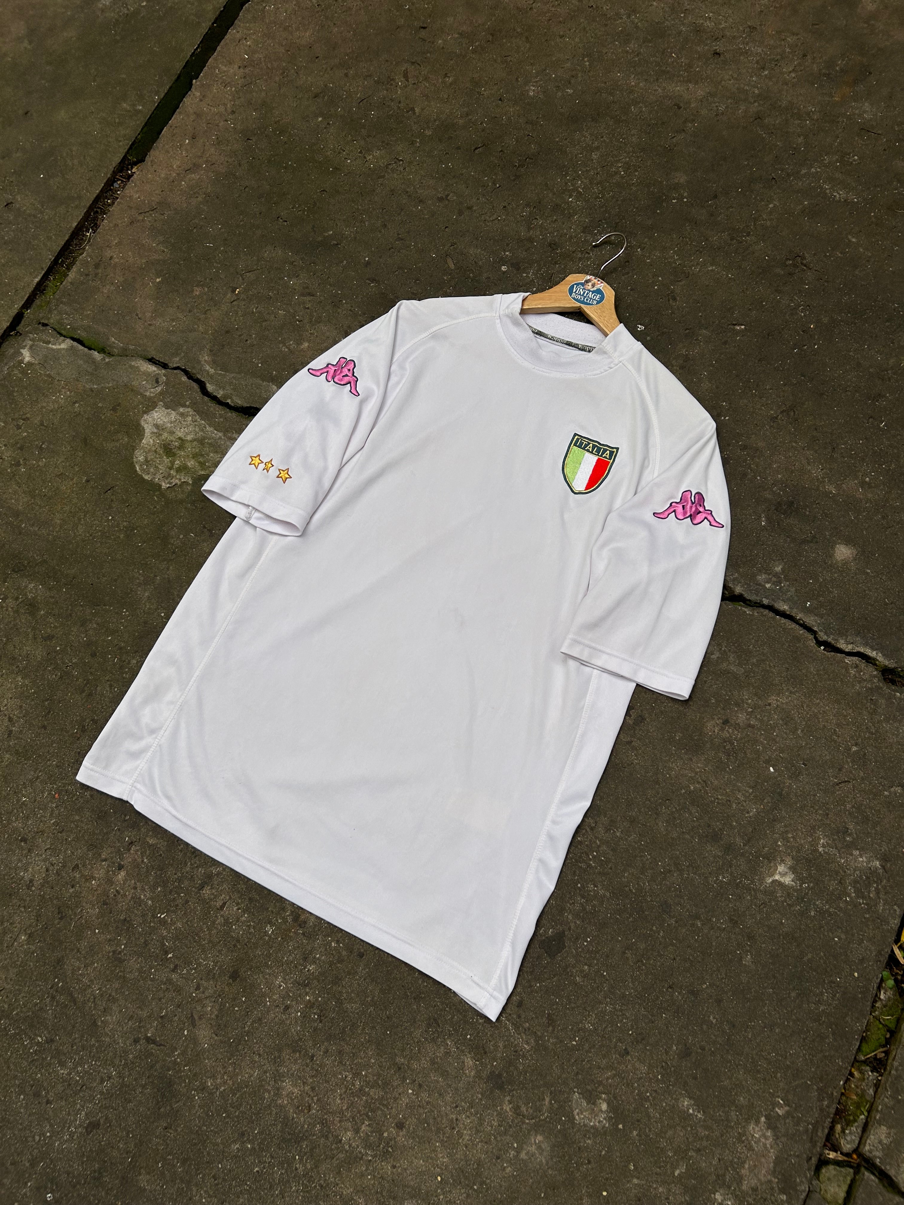 Camiseta Italia 2002 Suplente Kappa Original
