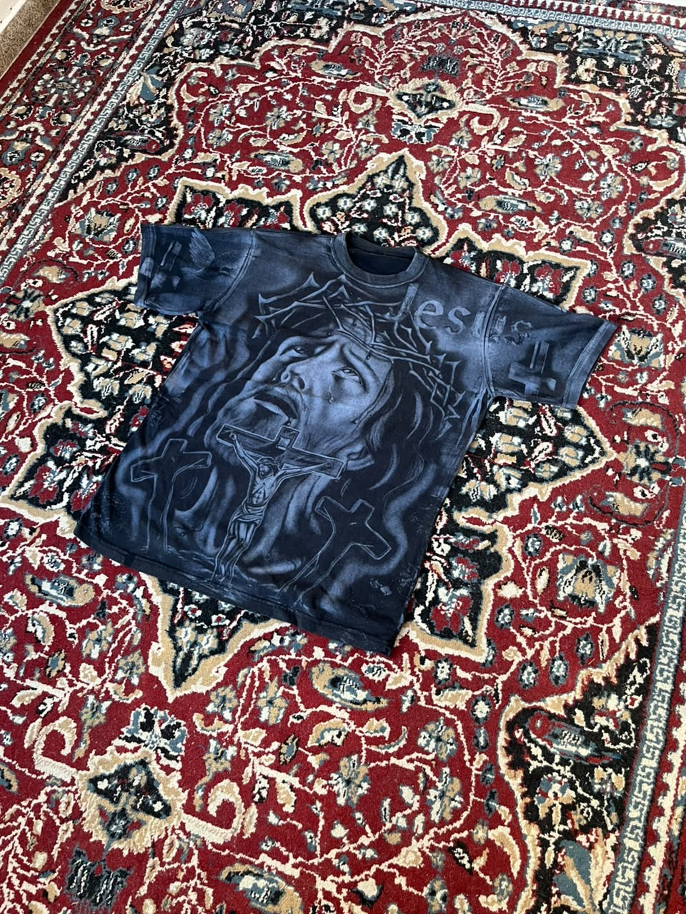 Remera Y2K Jesucristo Vintage Original