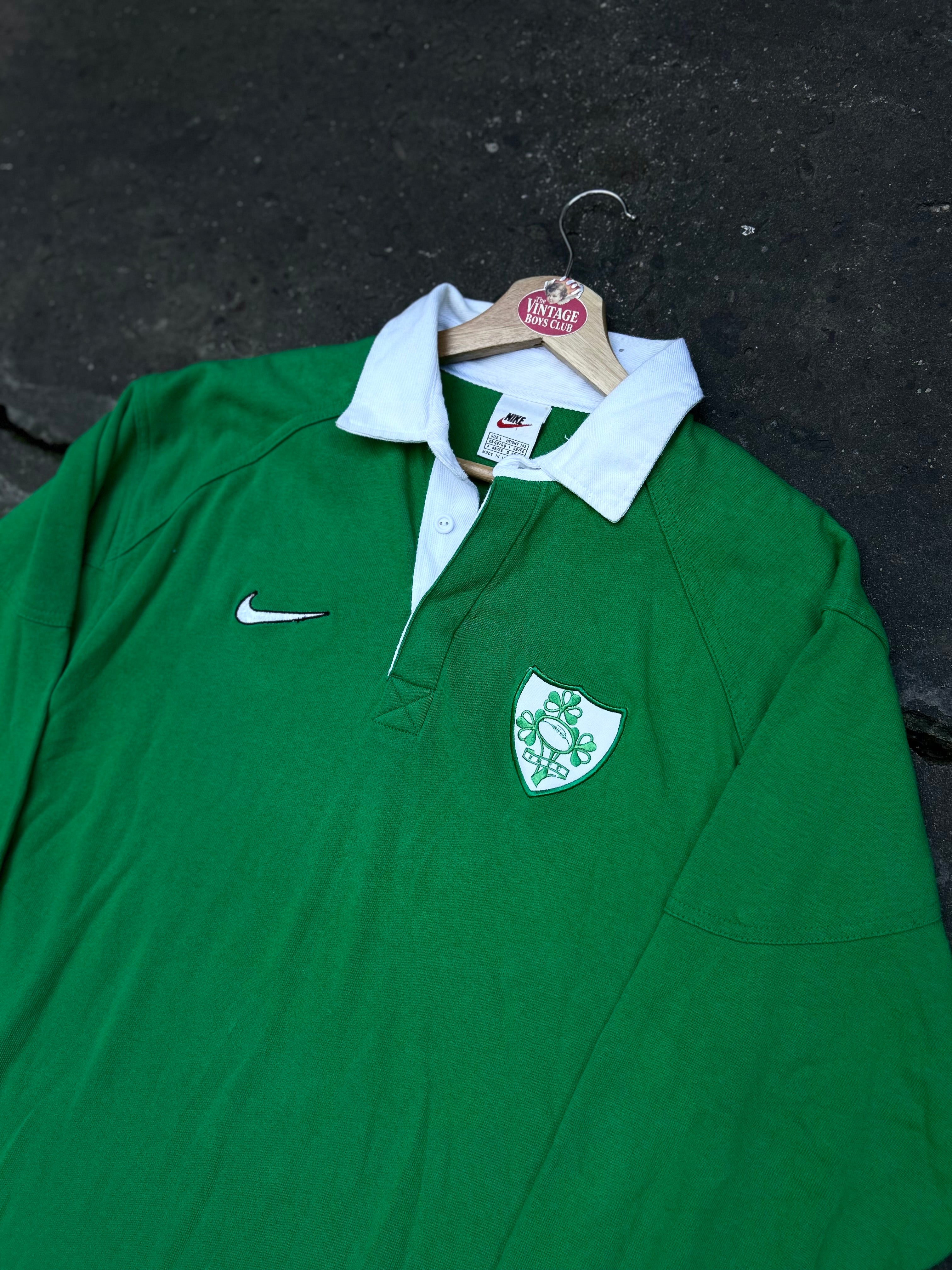 Camiseta Irlanda 1998 Nike Manga Larga Original
