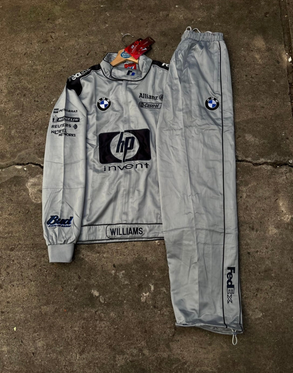 Conjunto BMW F1 Escuderia Williams Nuevo con Etiqueta