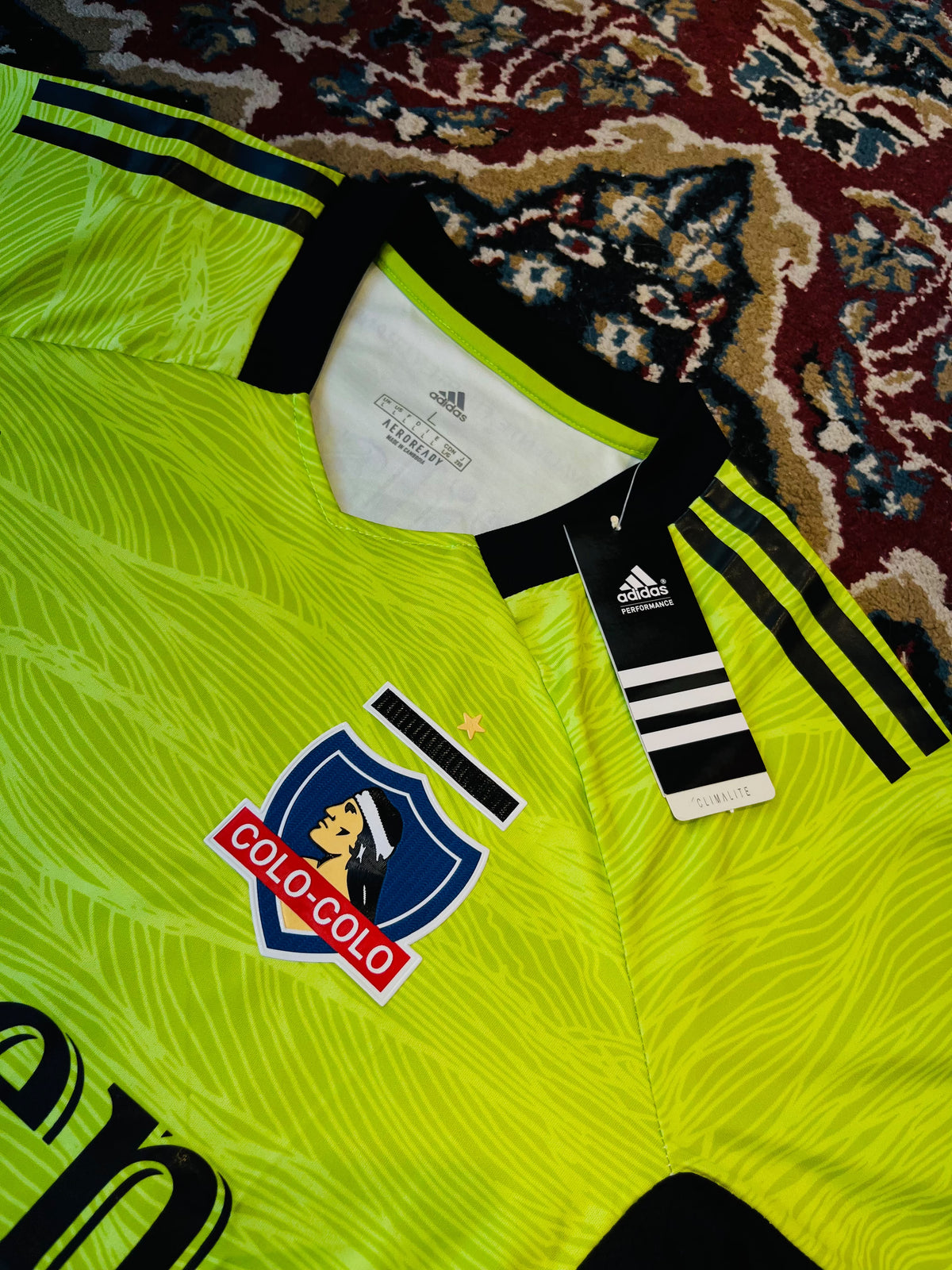 Camiseta Colo-Colo Arquero 2021 Nueva con Etiqueta Original