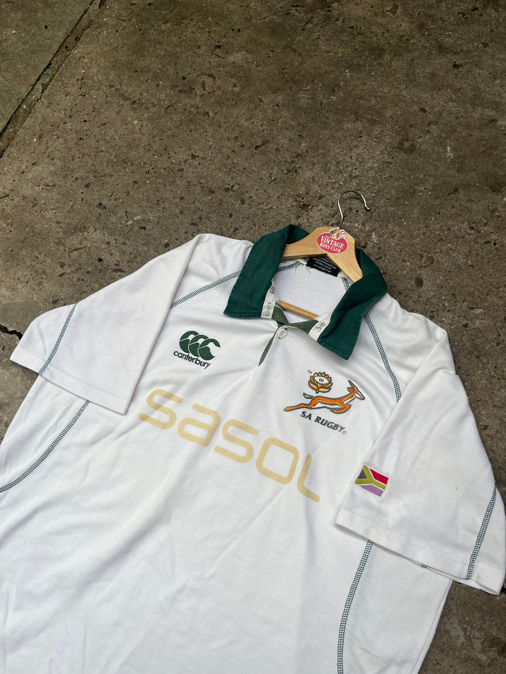 Camiseta Sudáfrica Canterbury 2005 Suplente Original