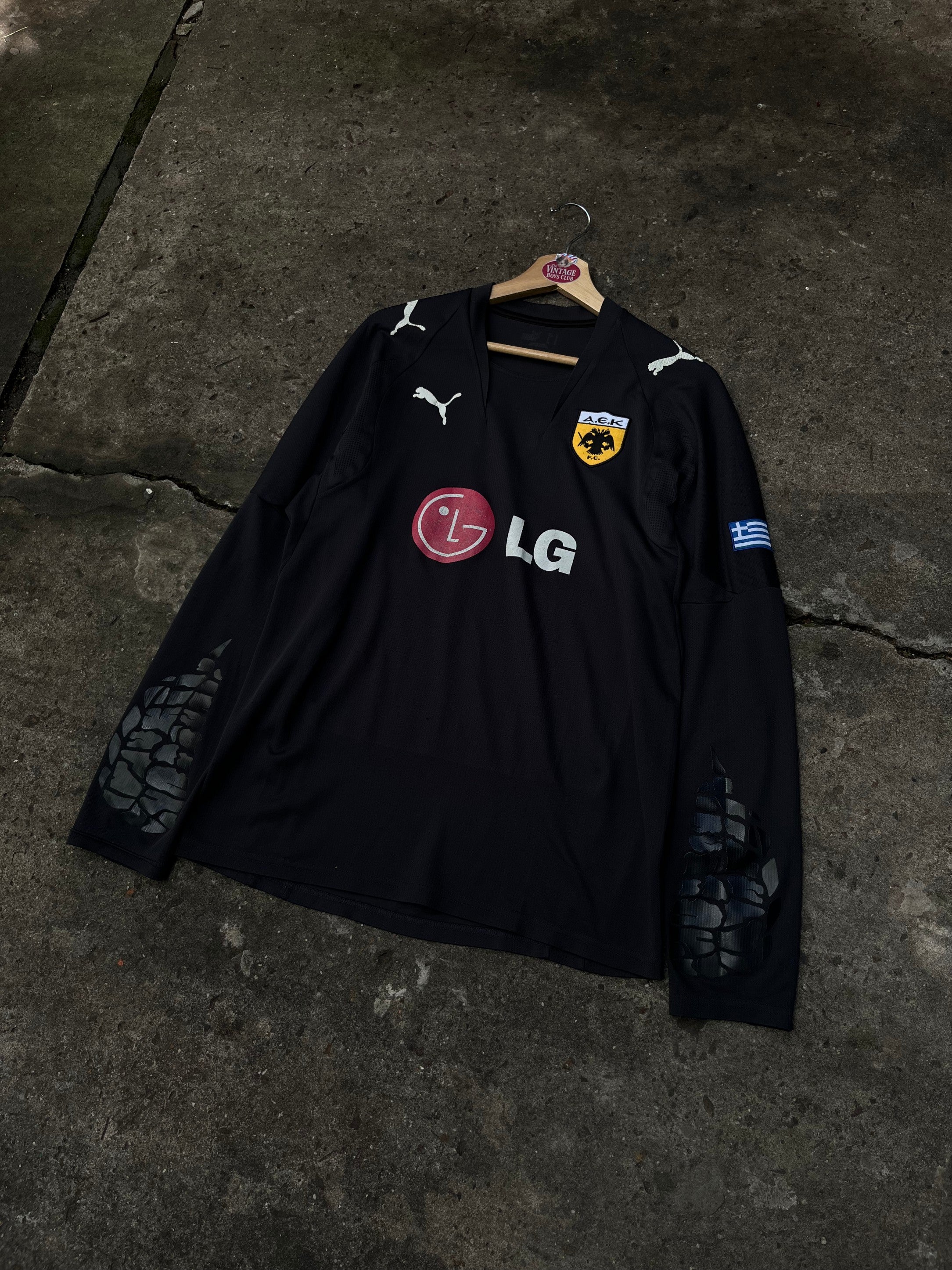 Camiseta AEK Atenas de Arquero 2008 Original