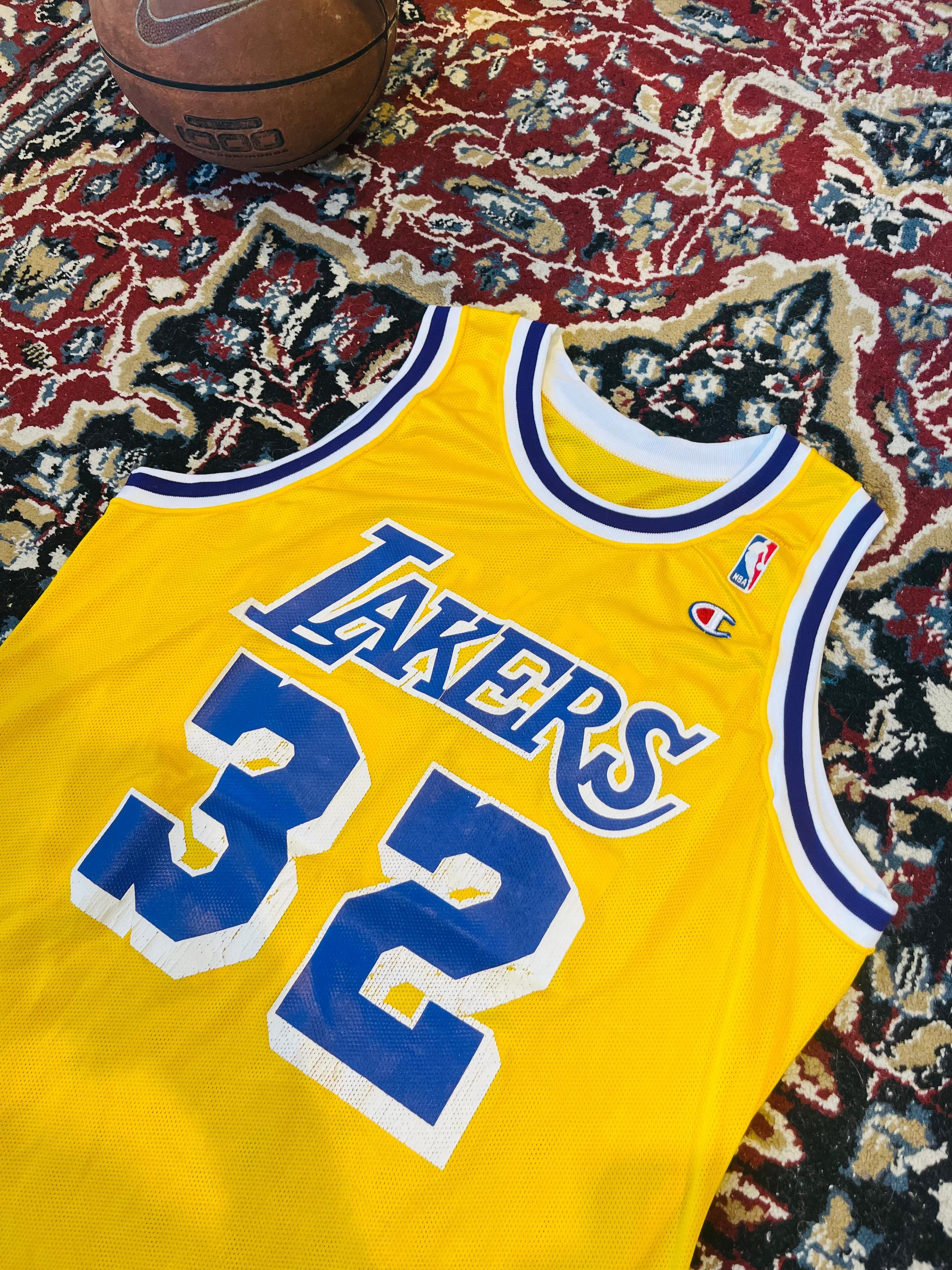 Camiseta Lakers de Magic Johnson Champions Original de Epoca