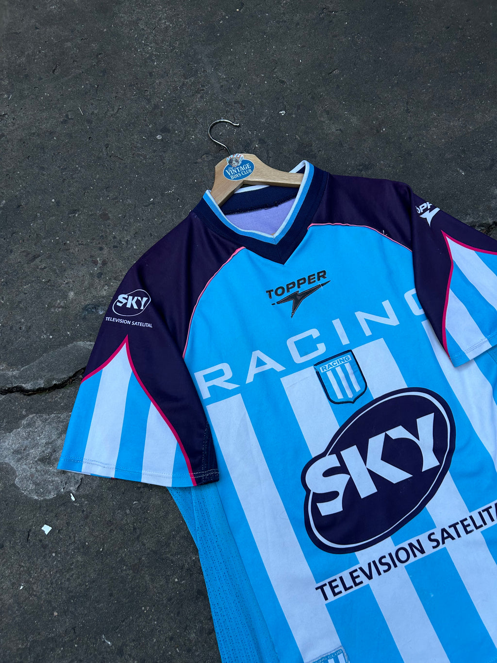 Camiseta Racing 2001 Topper Titular Original