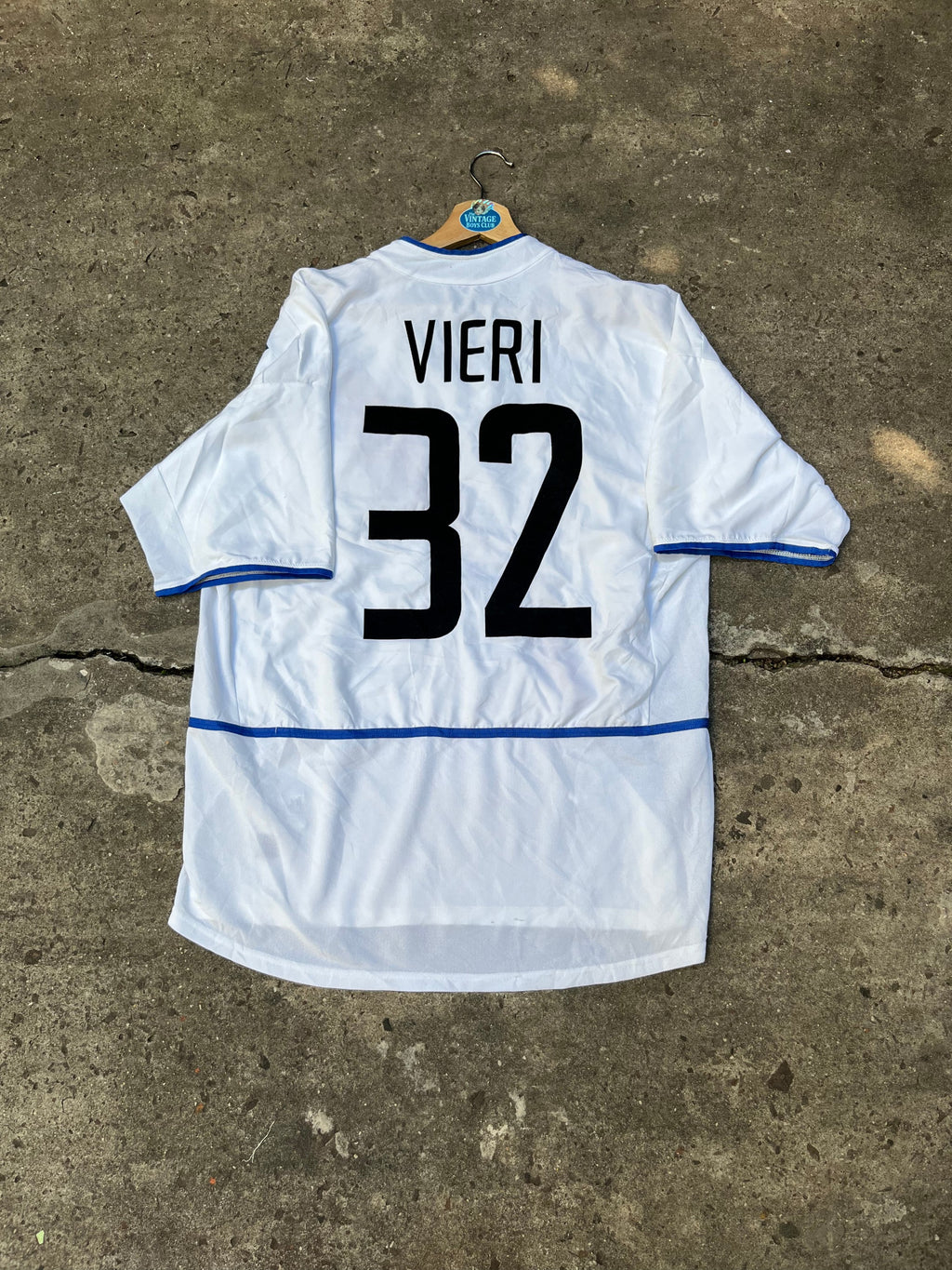 Camiseta Inter 2002 Suplente de Vieri Original