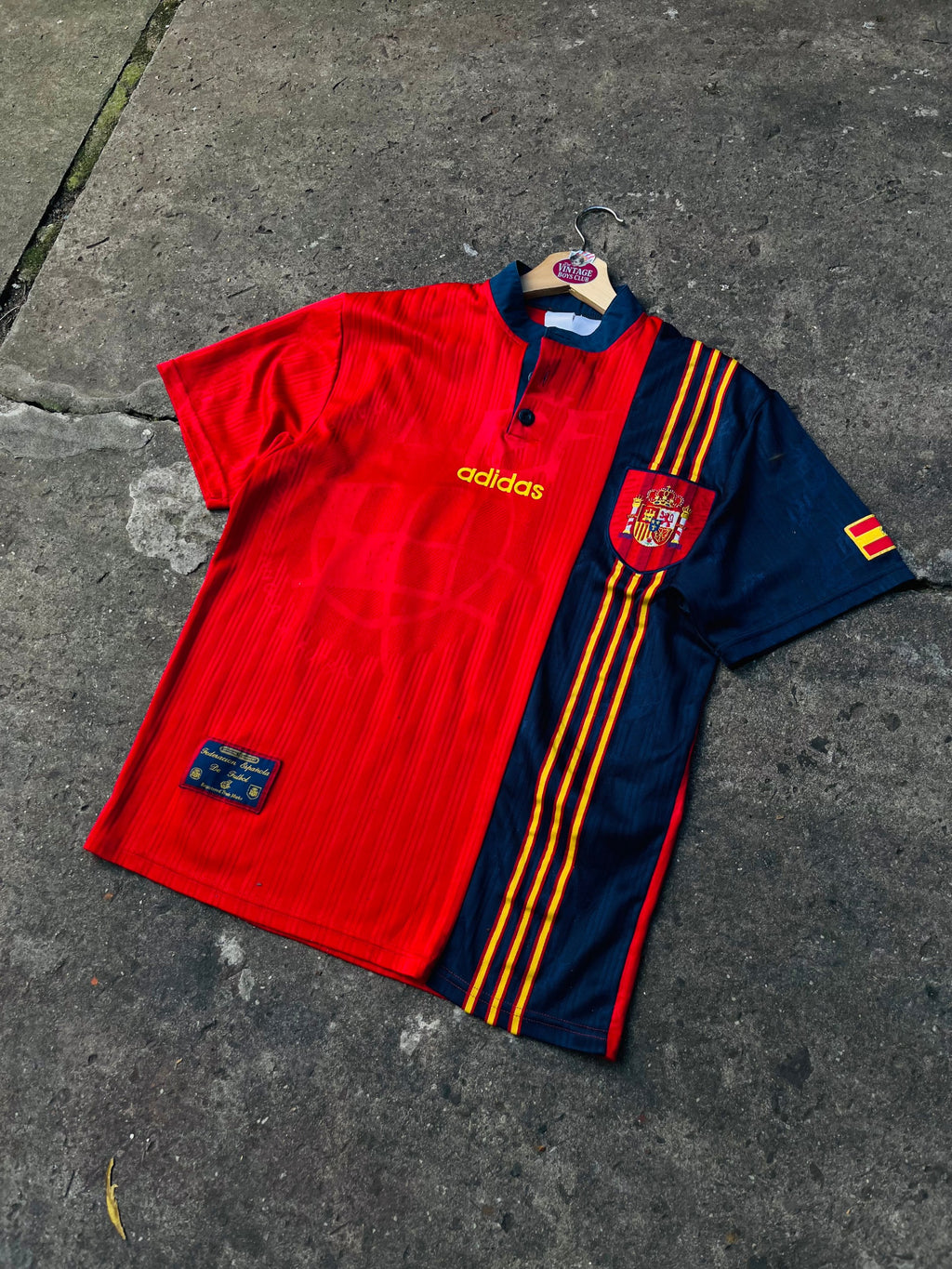 Camiseta España 96' Titular de Caminero Original