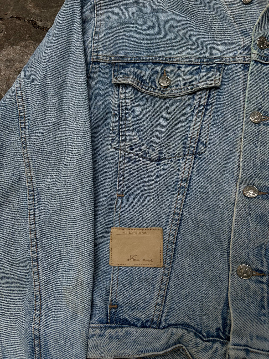 Campera Jean Uniform Vintage Original