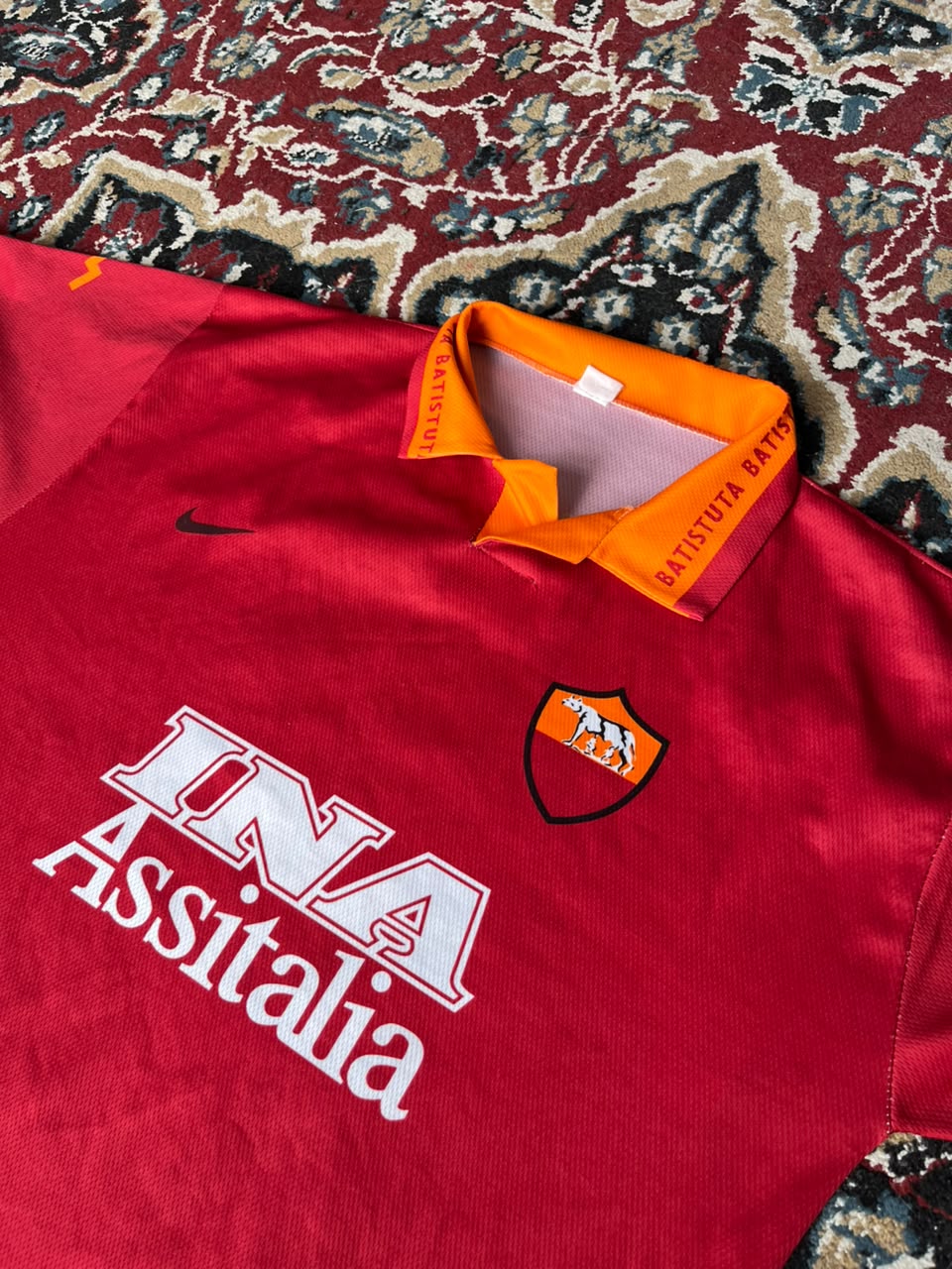 Camiseta Roma de Batistuta Vintage