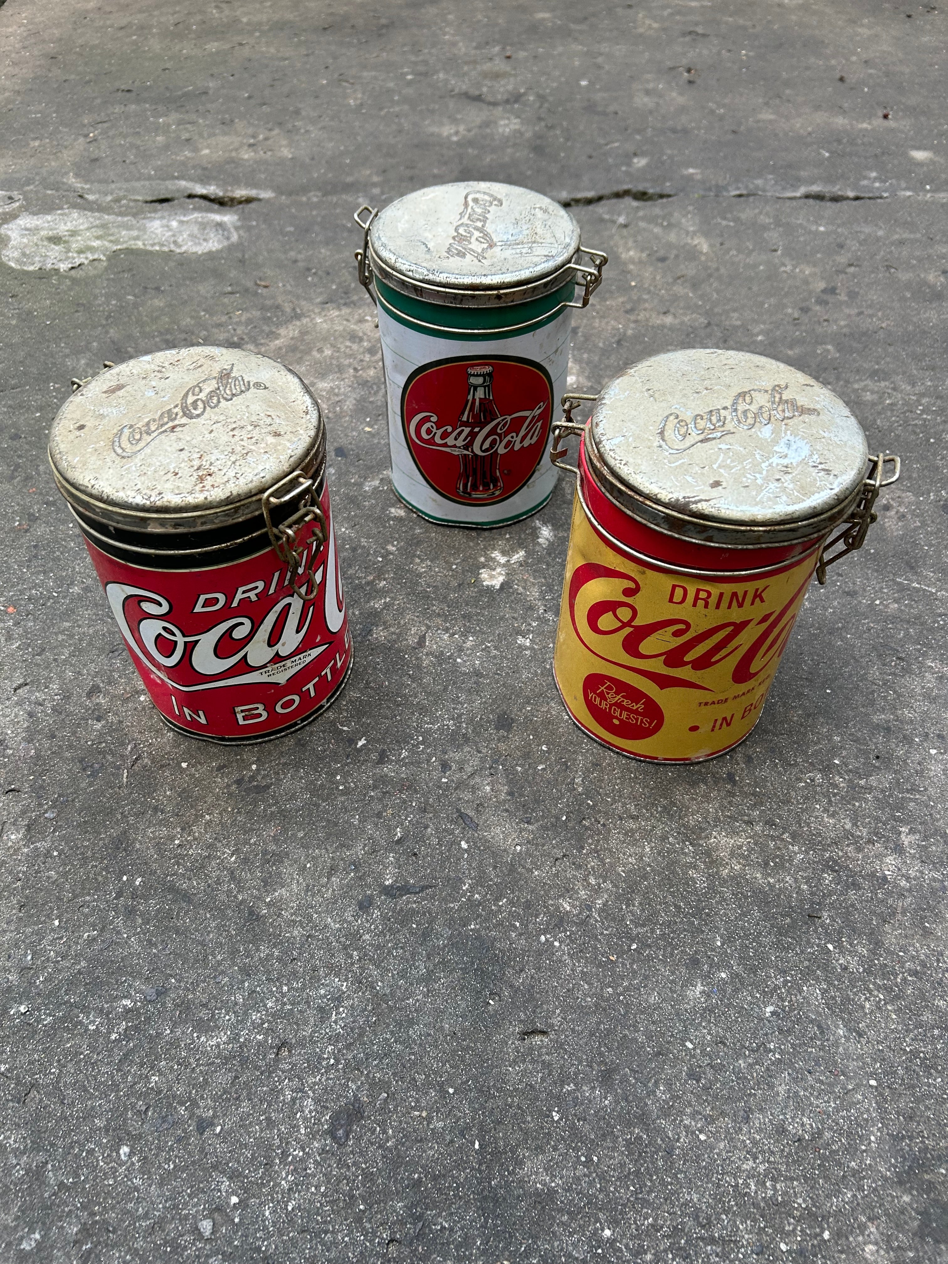 Latas de Coca-Cola Vintage Originales