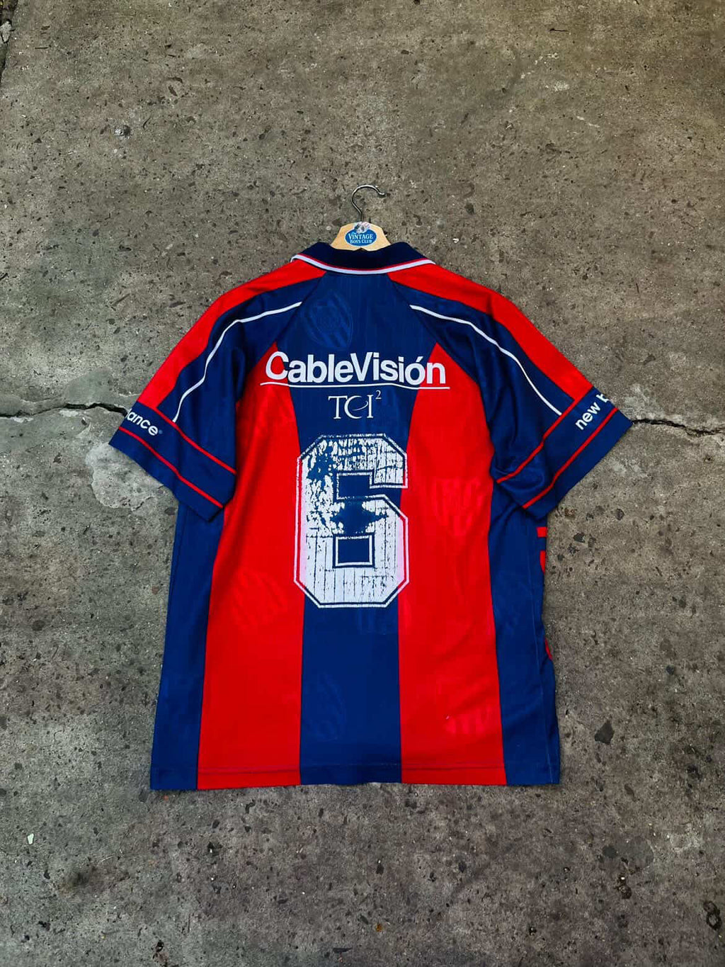 Camiseta San Lorenzo 1998 New Balance de Juego del Colorado Lussenhoff