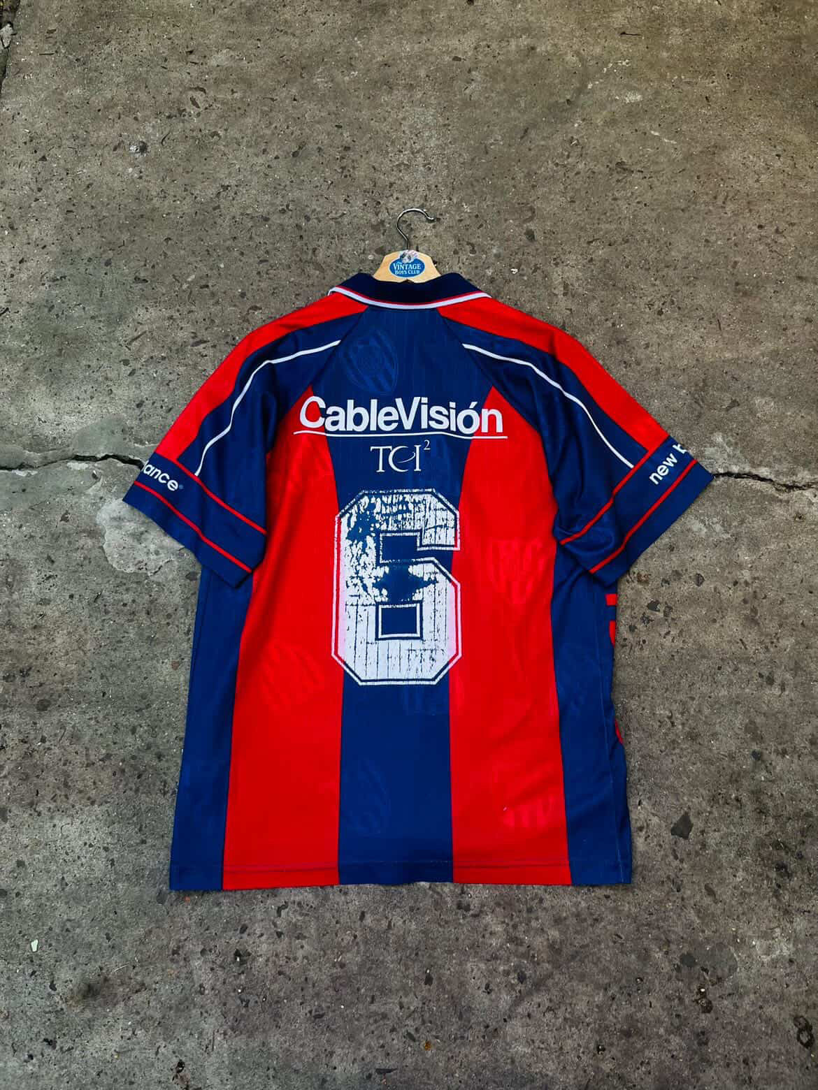 Camiseta San Lorenzo 1998 New Balance de Juego del Colorado Lussenhoff