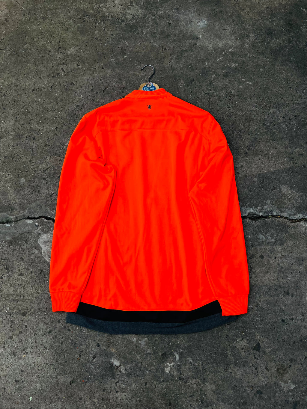 Campera Manchester United 2016 Naranja Fluor Original