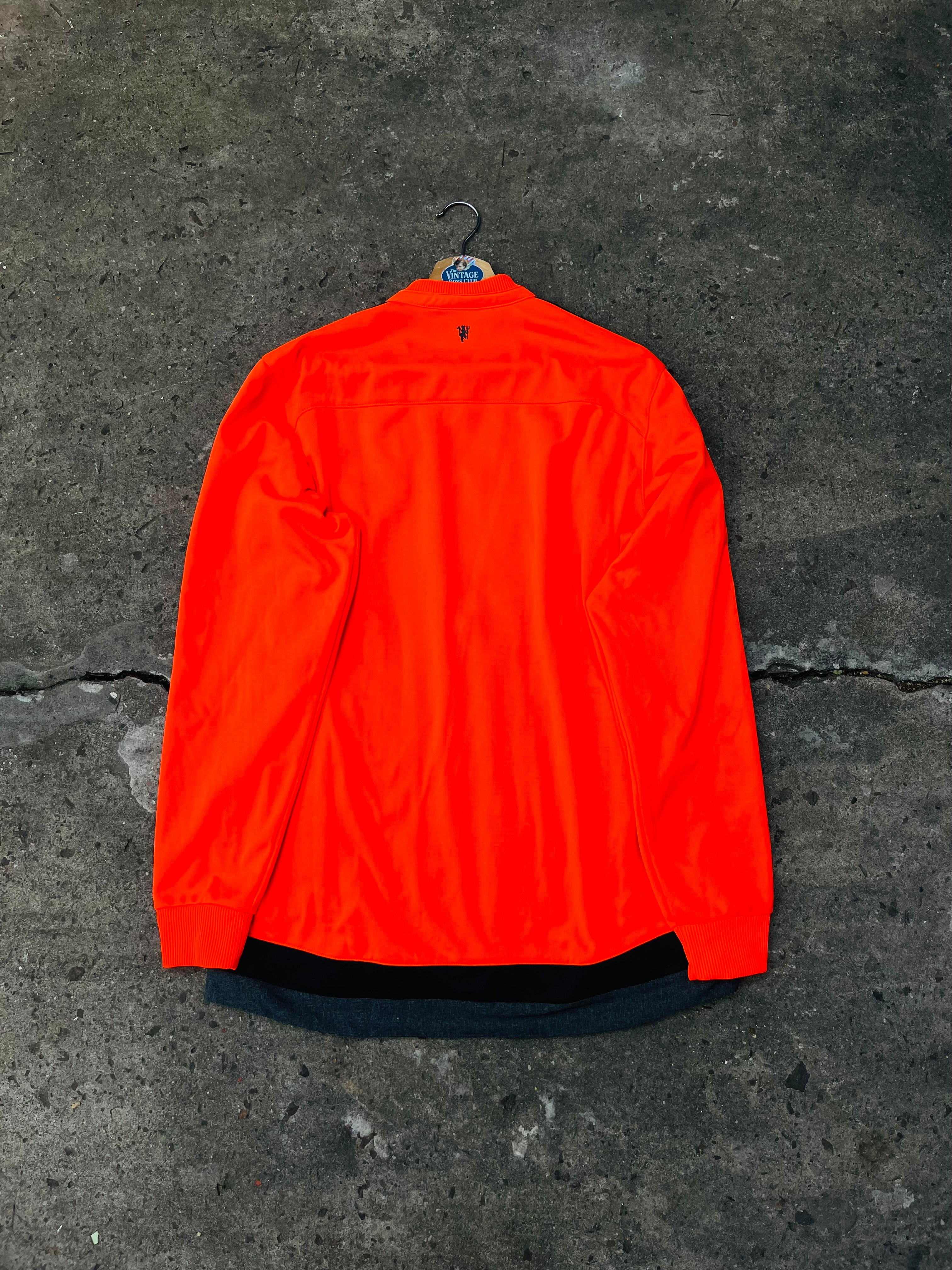 Campera Manchester United 2016 Naranja Fluor Original