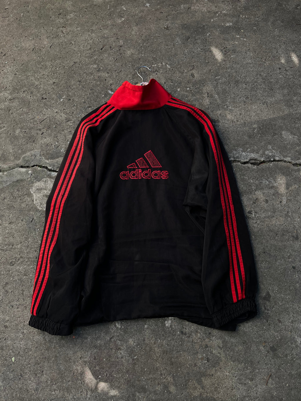 Campera Adidas Vintage Rompeviento Big Logo