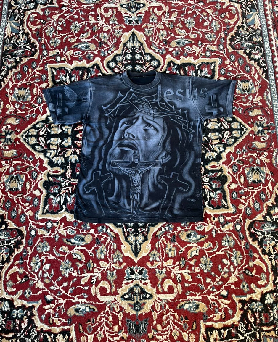 Remera Y2K Jesucristo Vintage Original